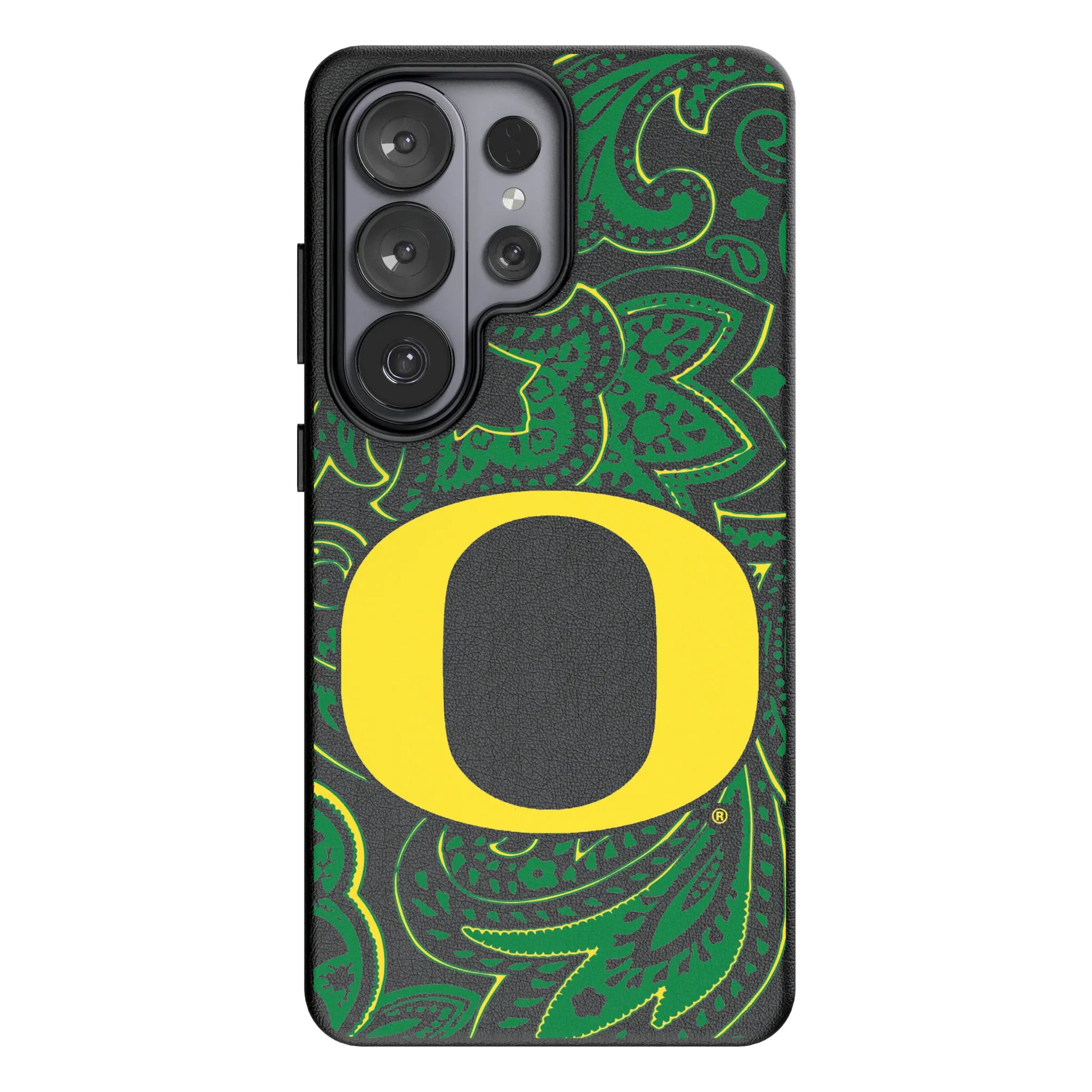 University of Oregon Ducks Paisley Galaxy MagSafe Compatible Phone Case for Samsung Galaxy#Device_Galaxy S26 Ultra