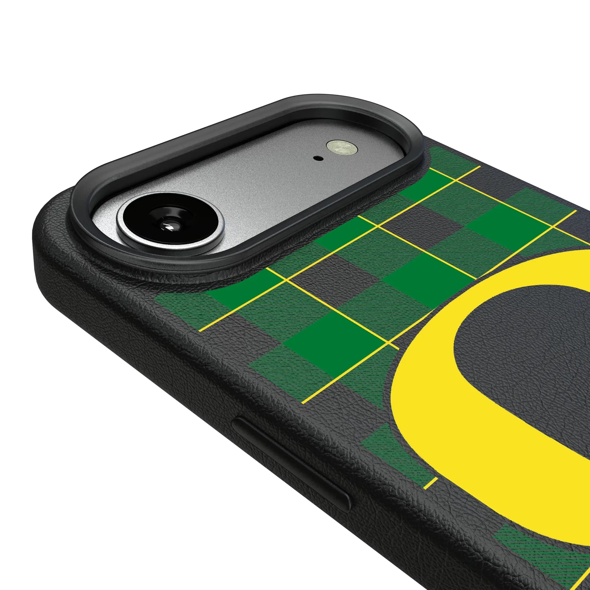 University of Oregon Ducks Plaid iPhone MagSafe Compatible Phone Case for Apple iPhone - Detail#Device_iPhone Air