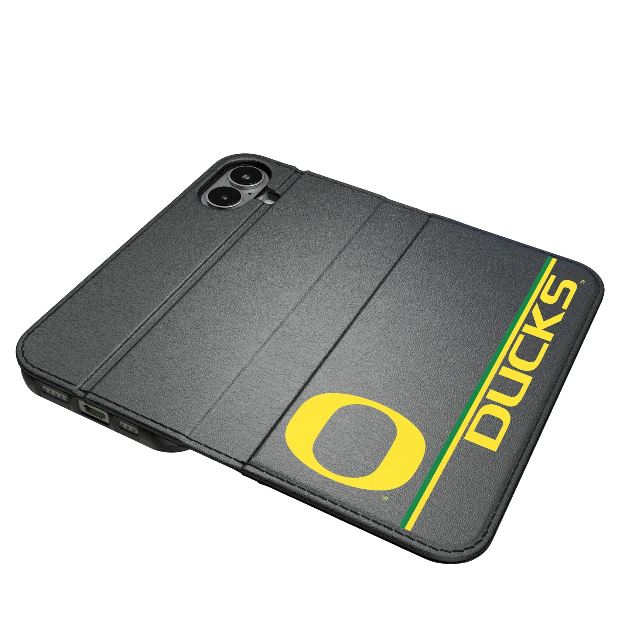 University of Oregon Ducks Sidebar iPhone Folio Phone Case for Apple iPhone#Device_iPhone 17