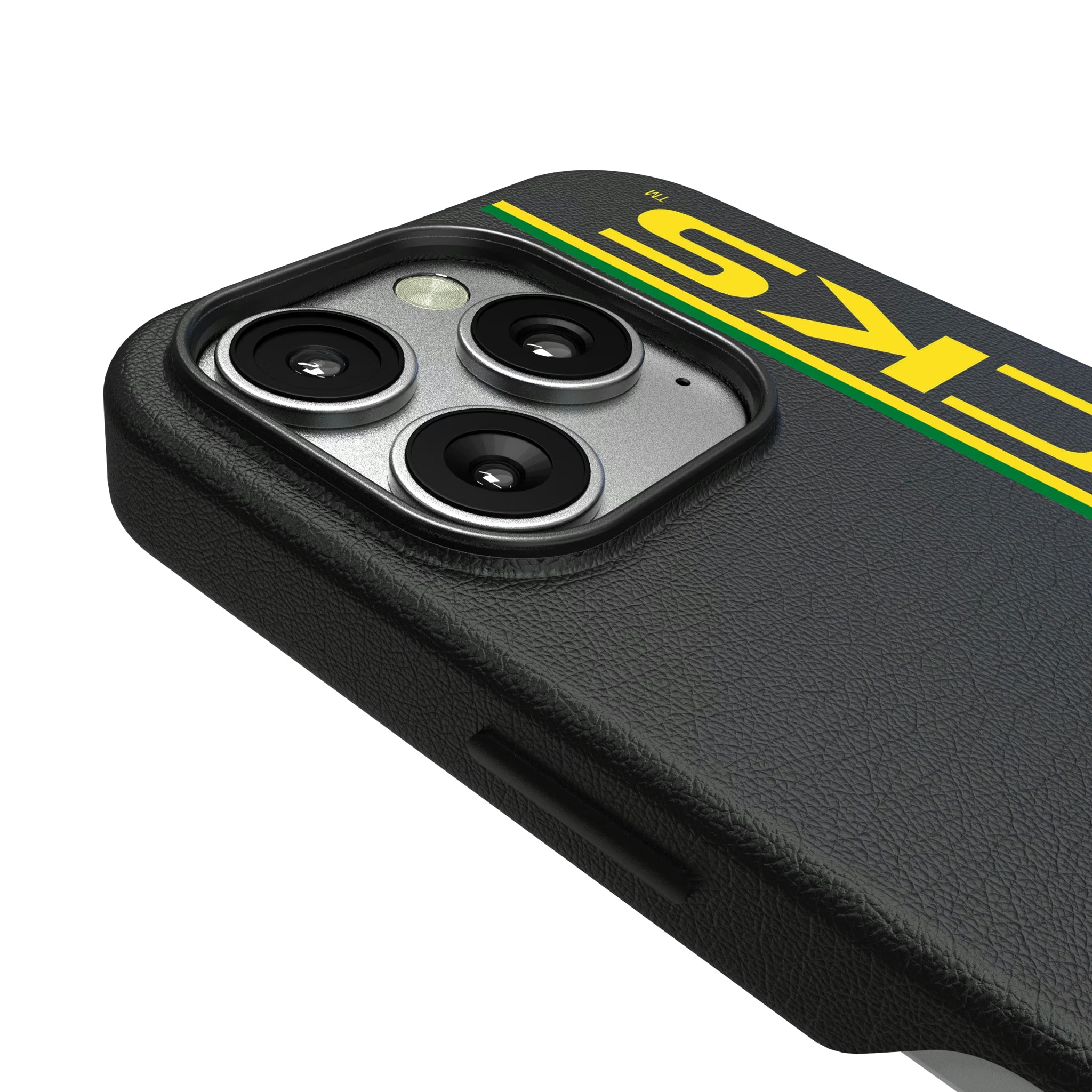University of Oregon Ducks Sidebar iPhone MagSafe Compatible Phone Case for Apple iPhone - Detail