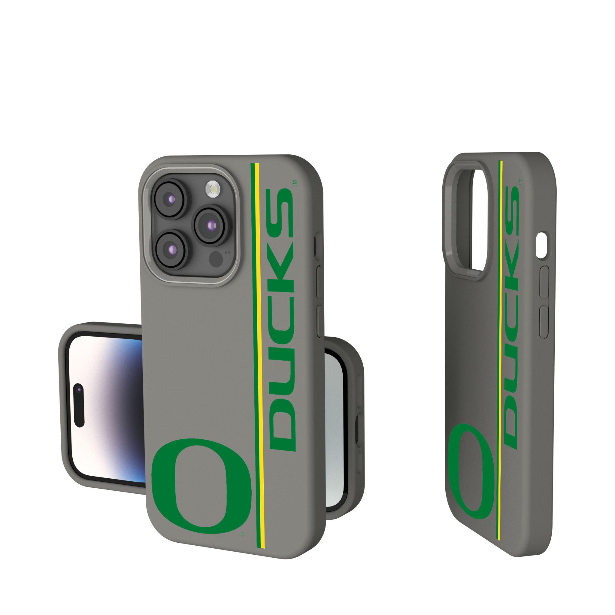 University of Oregon Ducks Sidebar iPhone Soft Touch Phone Case for Apple iPhone