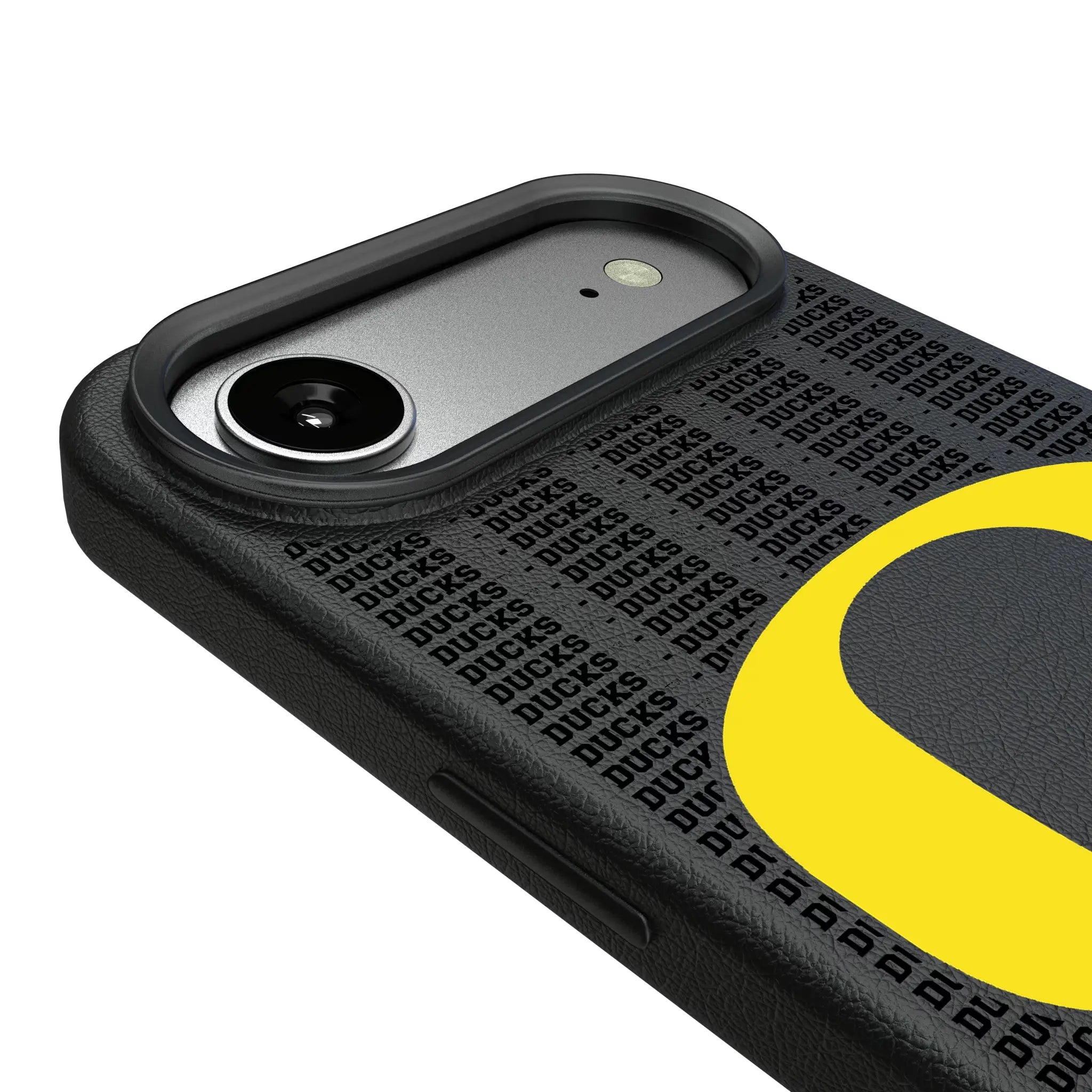 University of Oregon Ducks Text Backdrop iPhone MagSafe Compatible Phone Case for Apple iPhone - Detail#Device_iPhone Air