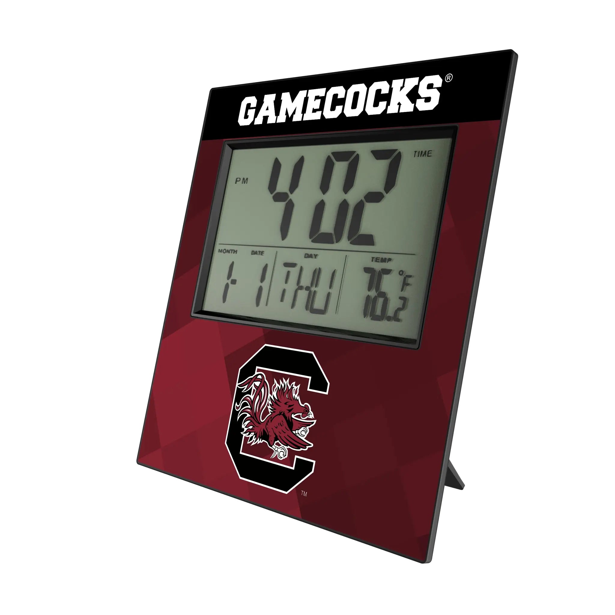 University of South Carolina Gamecocks Color Block Wall Clock
