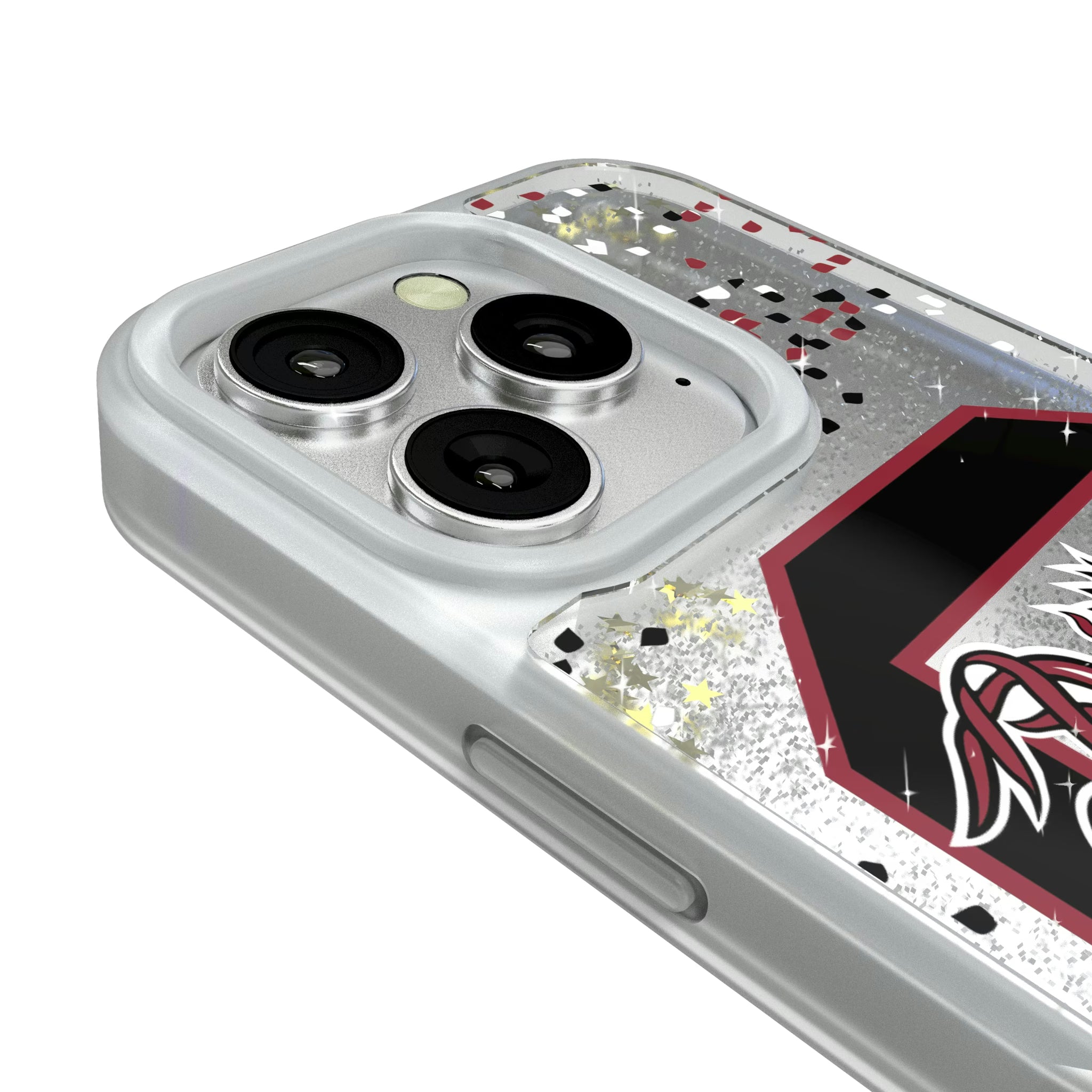 University of South Carolina Gamecocks Confetti iPhone Glitter Phone Case for Apple iPhone - Detail#Device_iPhone 16 Pro