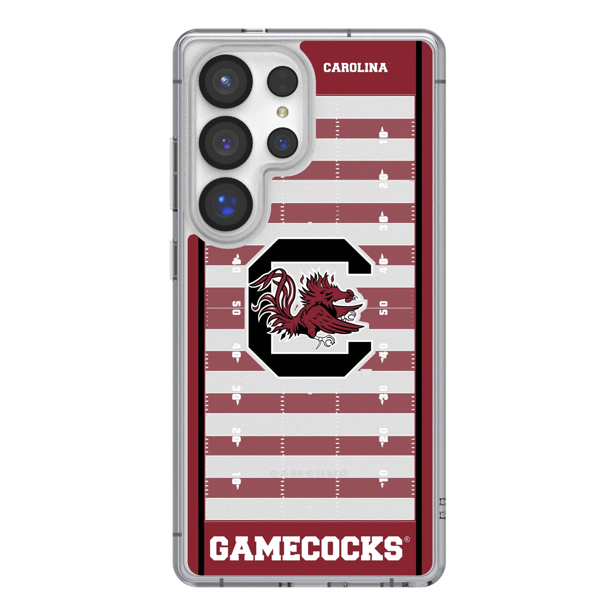 University of South Carolina Gamecocks Field Galaxy Clear Phone Case for Samsung Galaxy