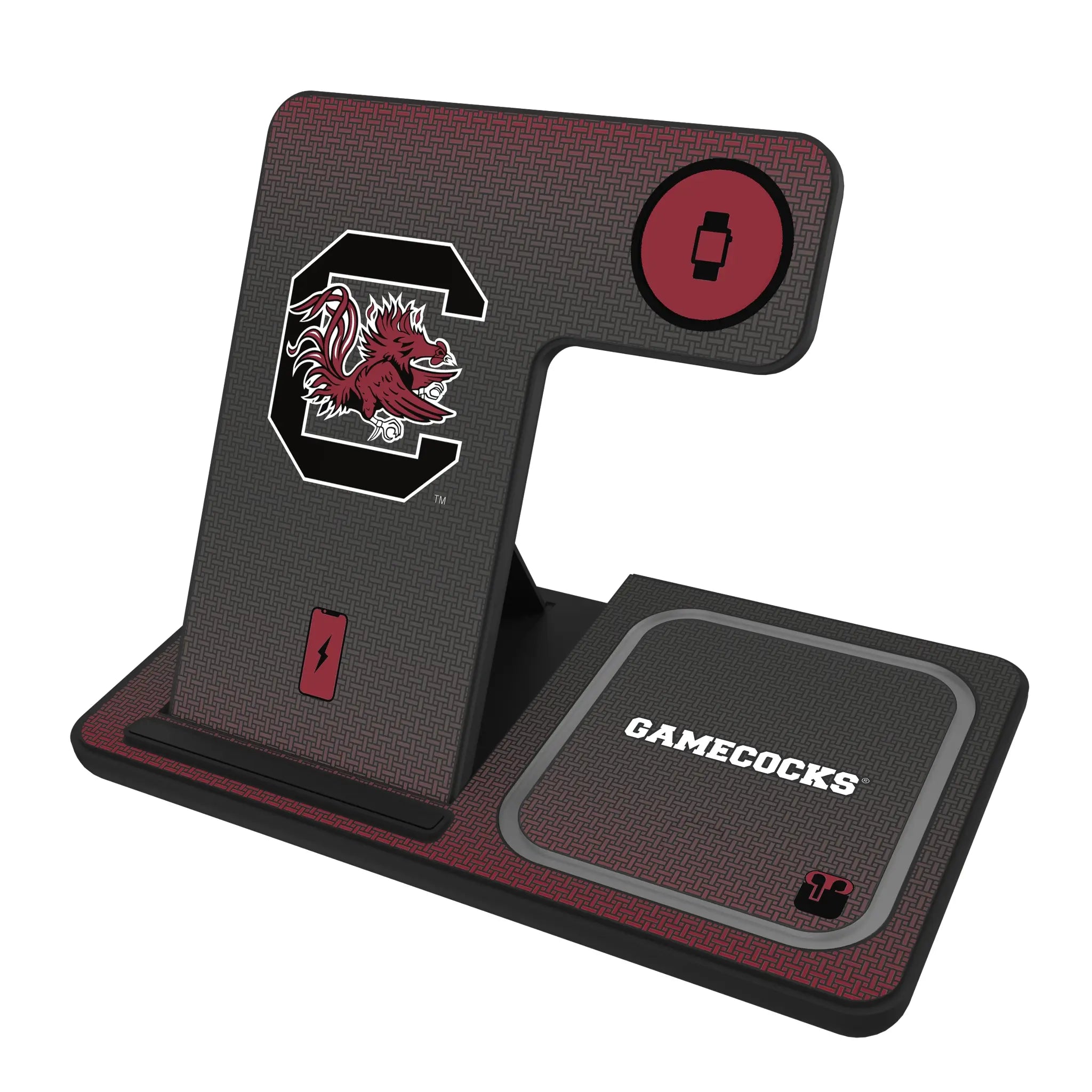 University of South Carolina Gamecocks Linen 3 in 1 Charging Station