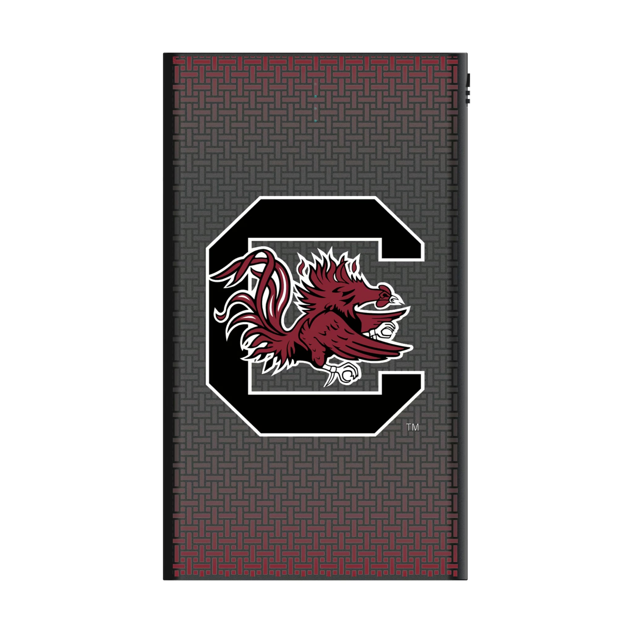 University of South Carolina Gamecocks Linen 5000mAh Flat Powerbank