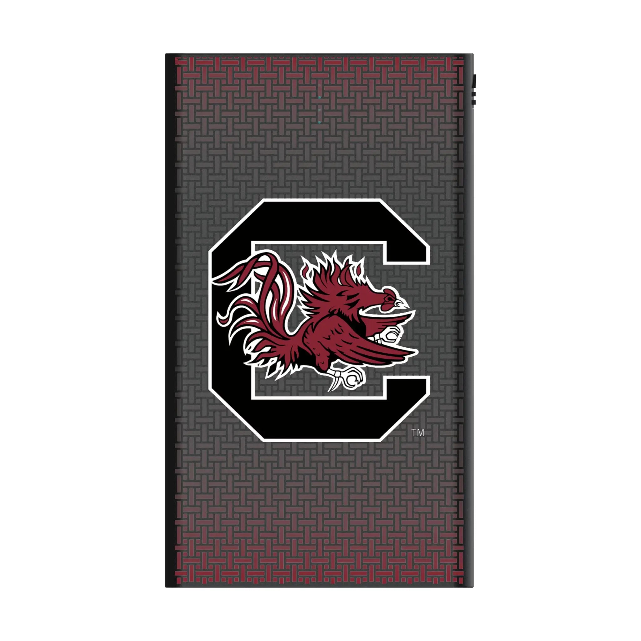 University of South Carolina Gamecocks Linen 5000mAh Flat Power Bank