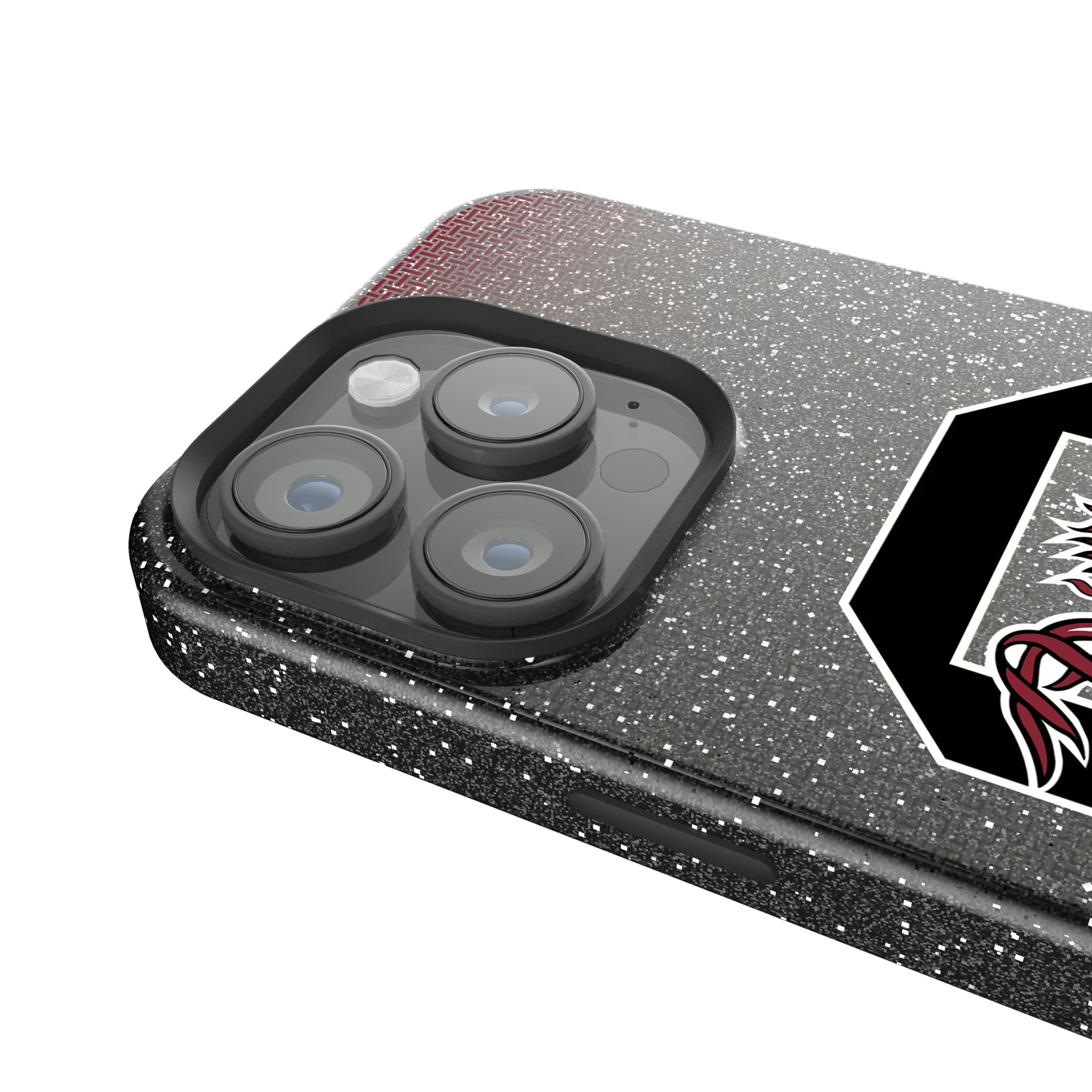 University of South Carolina Gamecocks Linen iPhone Bling Phone Case for Apple iPhone - Detail