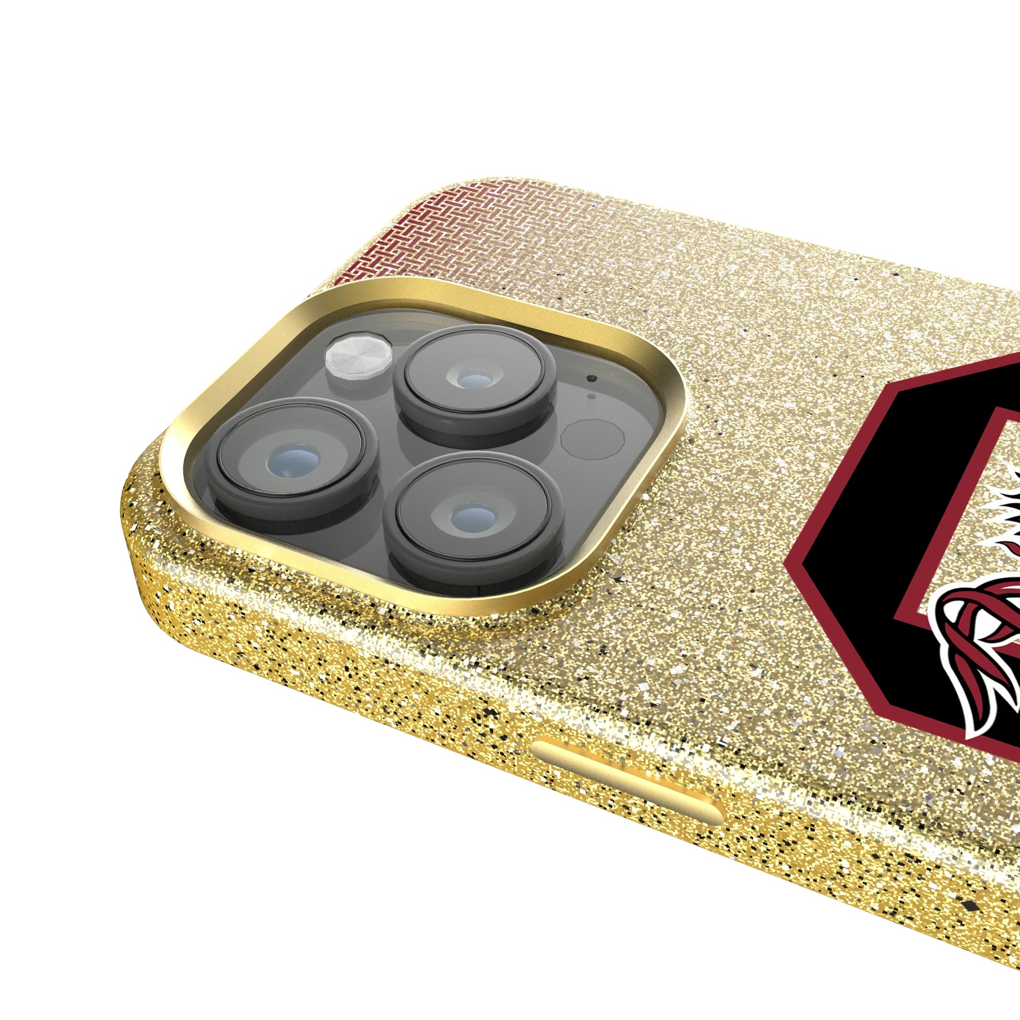 University of South Carolina Gamecocks Linen iPhone Bling Phone Case for Apple iPhone - Detail