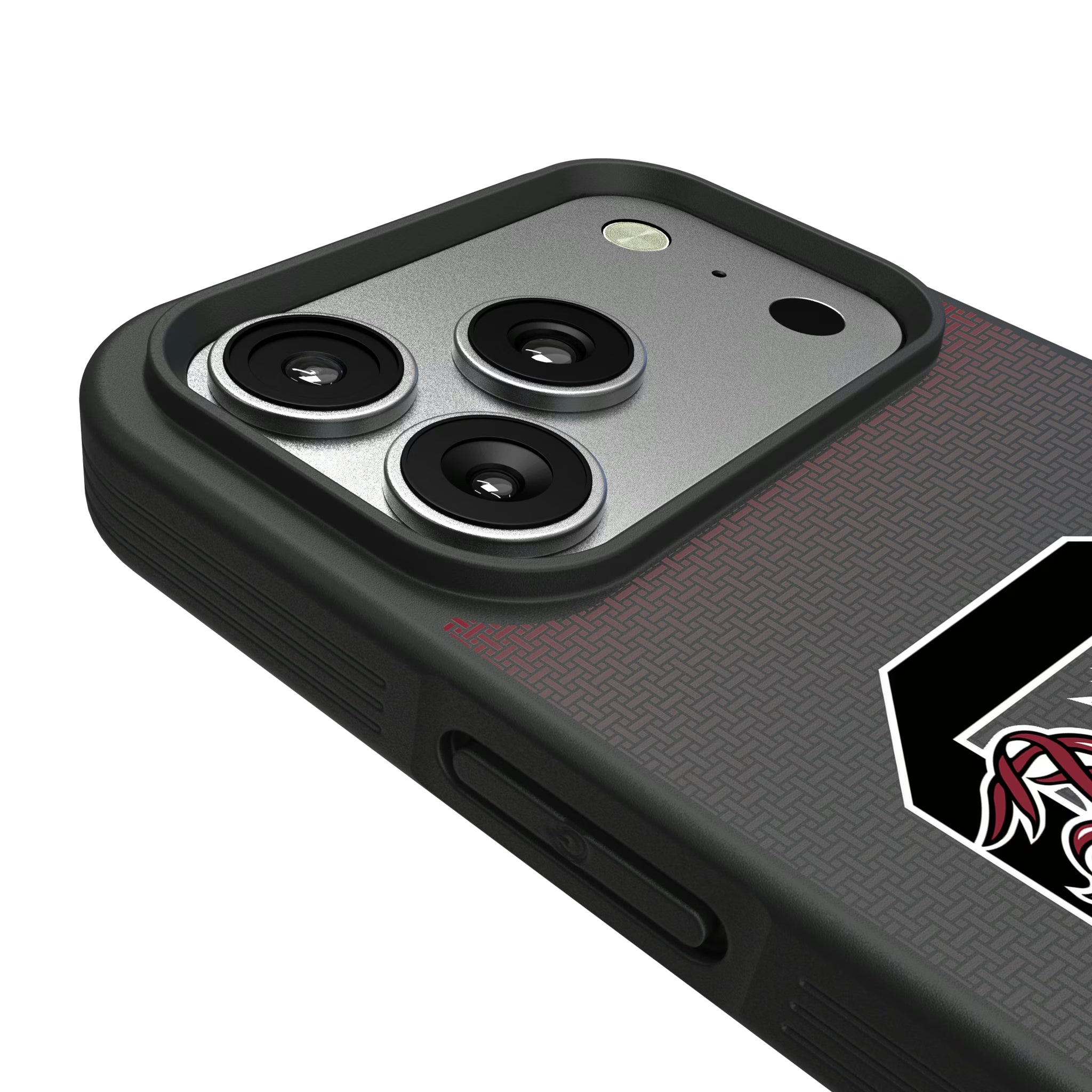 University of South Carolina Gamecocks Linen iPhone Bump Phone Case for Apple iPhone - Detail#Device_iPhone 17 Pro