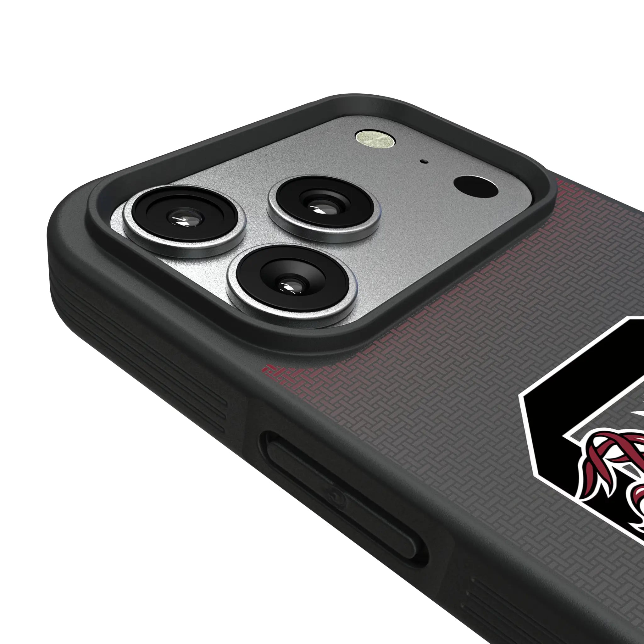 University of South Carolina Gamecocks Linen iPhone Bump Phone Case for Apple iPhone - Detail#Device_iPhone 17 Pro