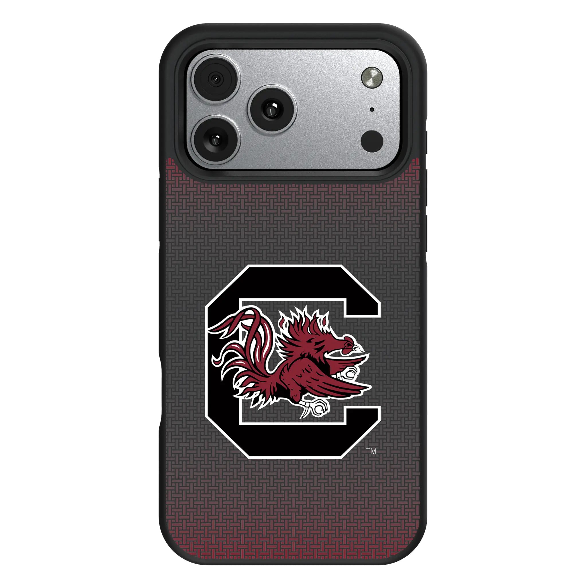 University of South Carolina Gamecocks Linen iPhone Bump Phone Case for Apple iPhone#Device_iPhone 17 Pro Max