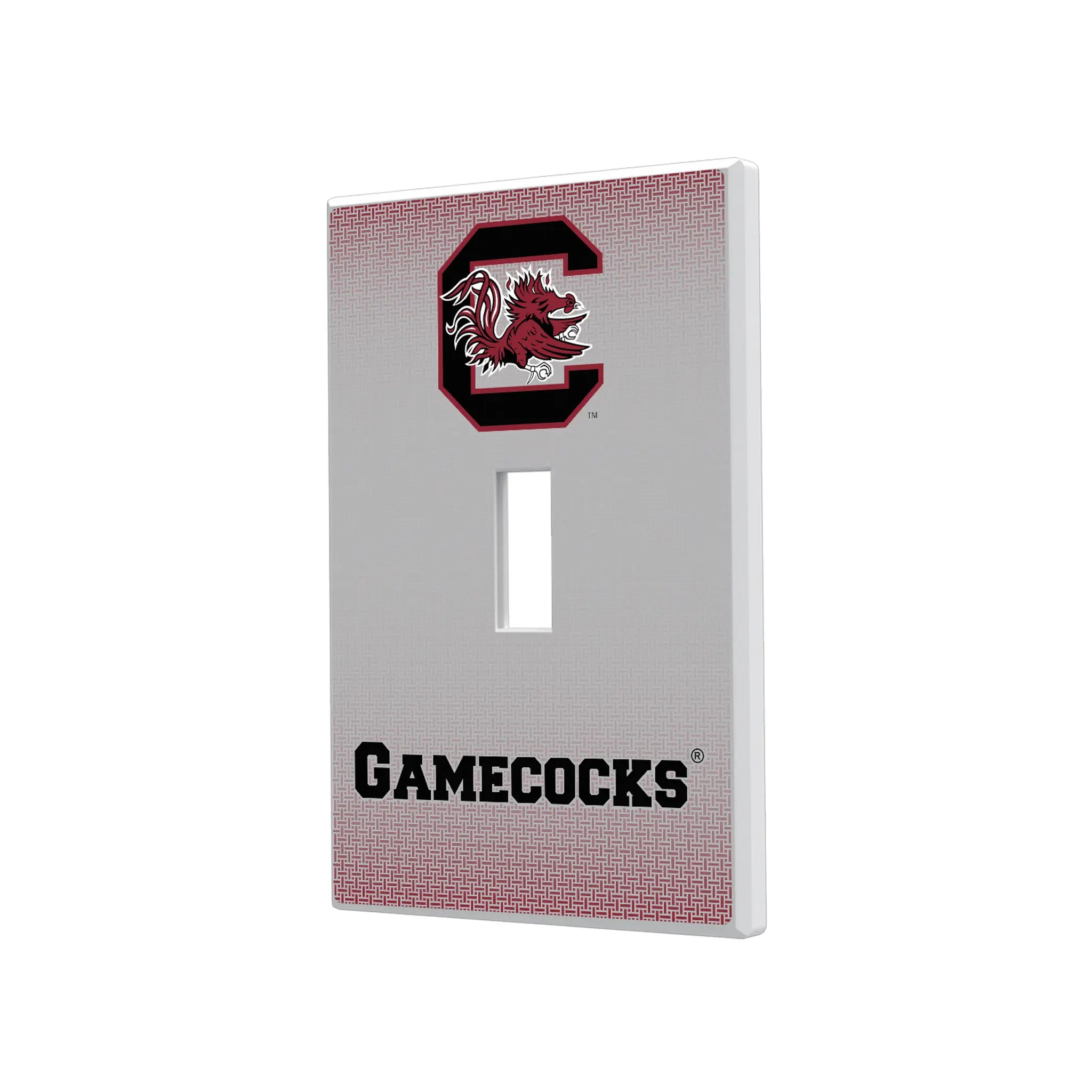 University of South Carolina Gamecocks Linen Hidden-Screw Light Switch Plate#Style_Single Toggle