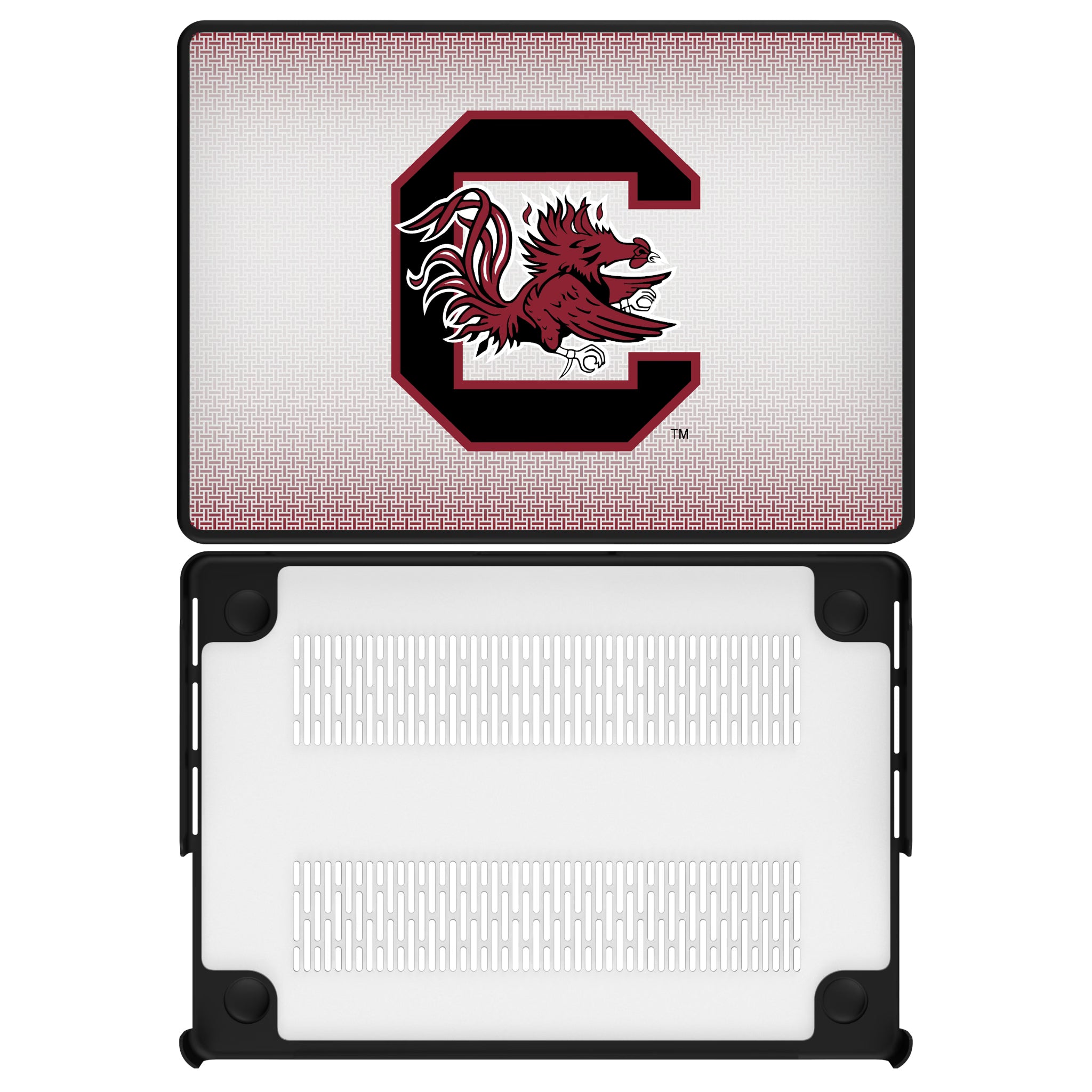 University of South Carolina Gamecocks Linen MacBook Laptop Case for Apple MacBook#Device_MacBook Pro (14-inch, 2021) / MacBook Pro (14-inch, 2023) / MacBook Pro (14-inch, 2024)