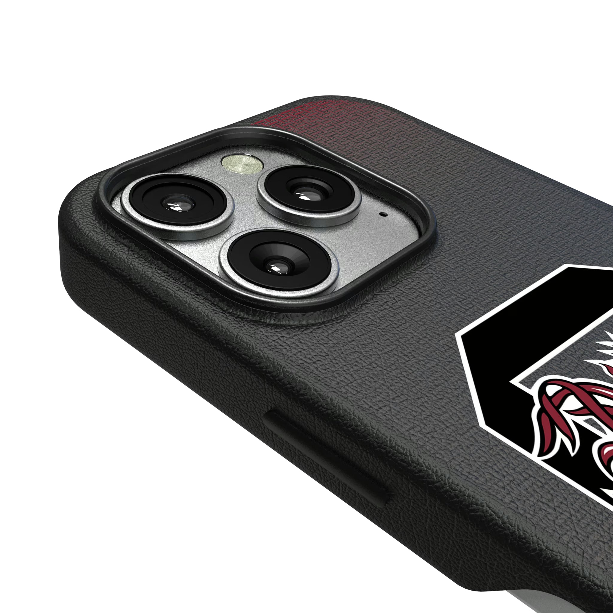 University of South Carolina Gamecocks Linen iPhone MagSafe Compatible Phone Case for Apple iPhone - Detail