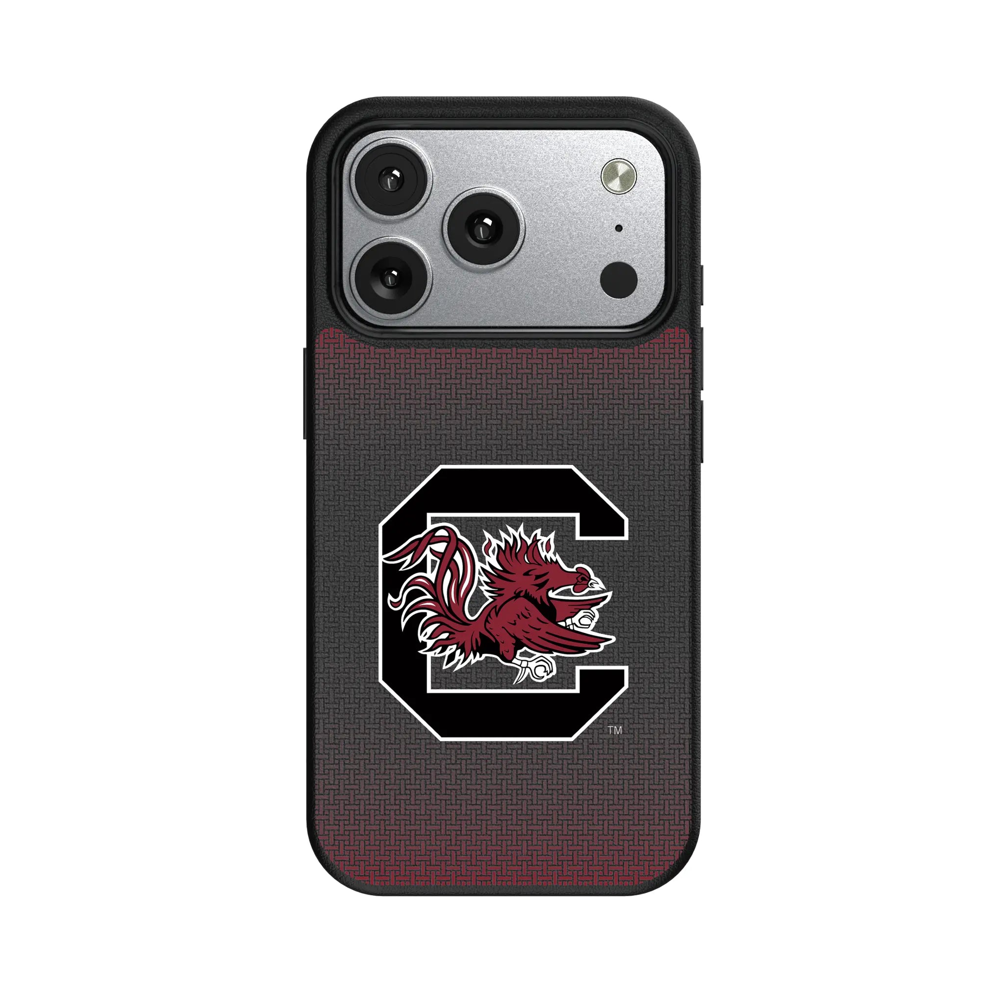 University of South Carolina Gamecocks Linen iPhone MagSafe Compatible Phone Case for Apple iPhone#Device_iPhone 17 Pro