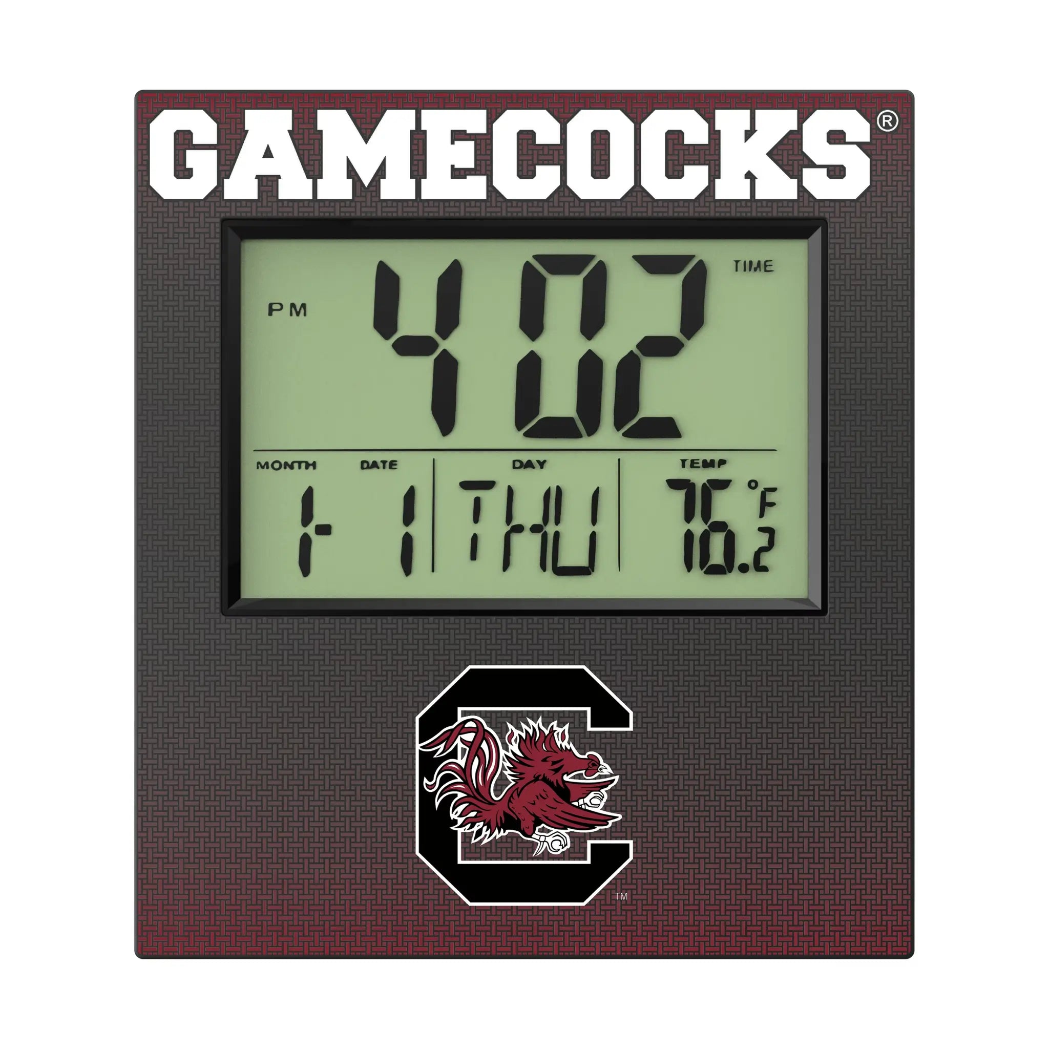 University of South Carolina Gamecocks Linen Wall Clock
