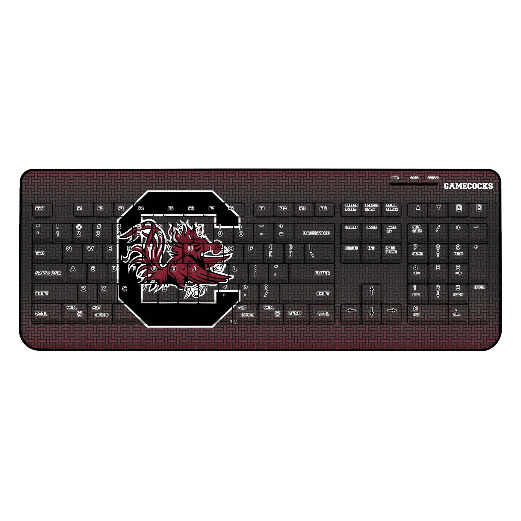 University of South Carolina Gamecocks Linen Wireless USB Keyboard