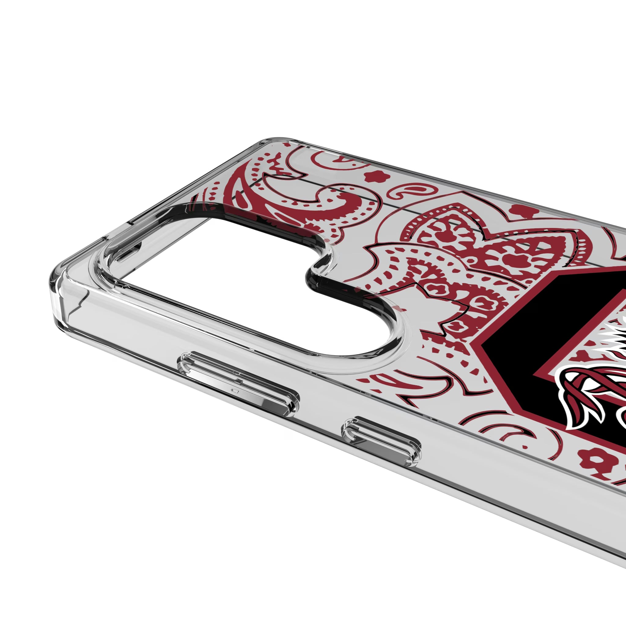 University of South Carolina Gamecocks Paisley Galaxy Clear Phone Case for Samsung Galaxy - Detail