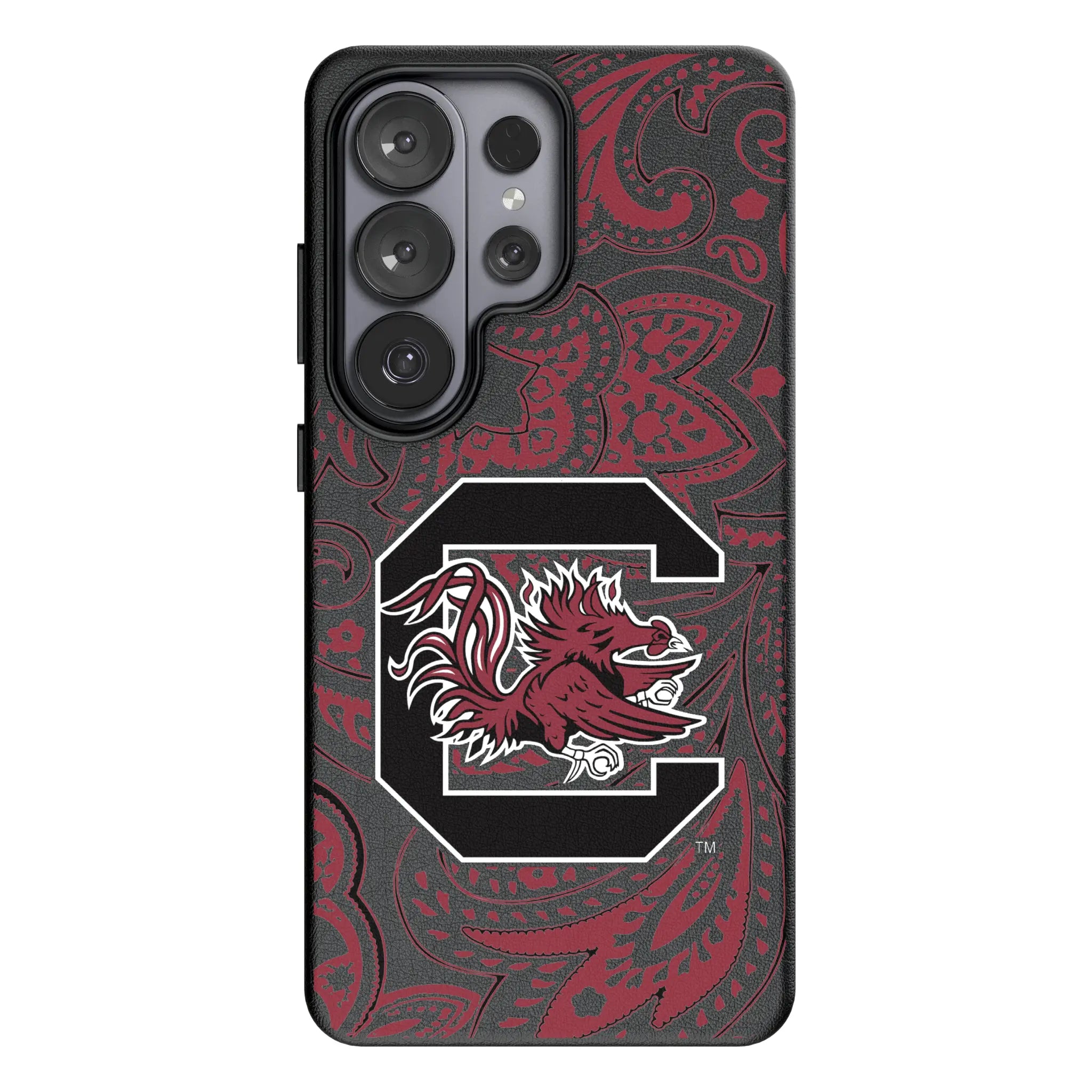 University of South Carolina Gamecocks Paisley Galaxy MagSafe Compatible Phone Case for Samsung Galaxy#Device_Galaxy S26 Ultra