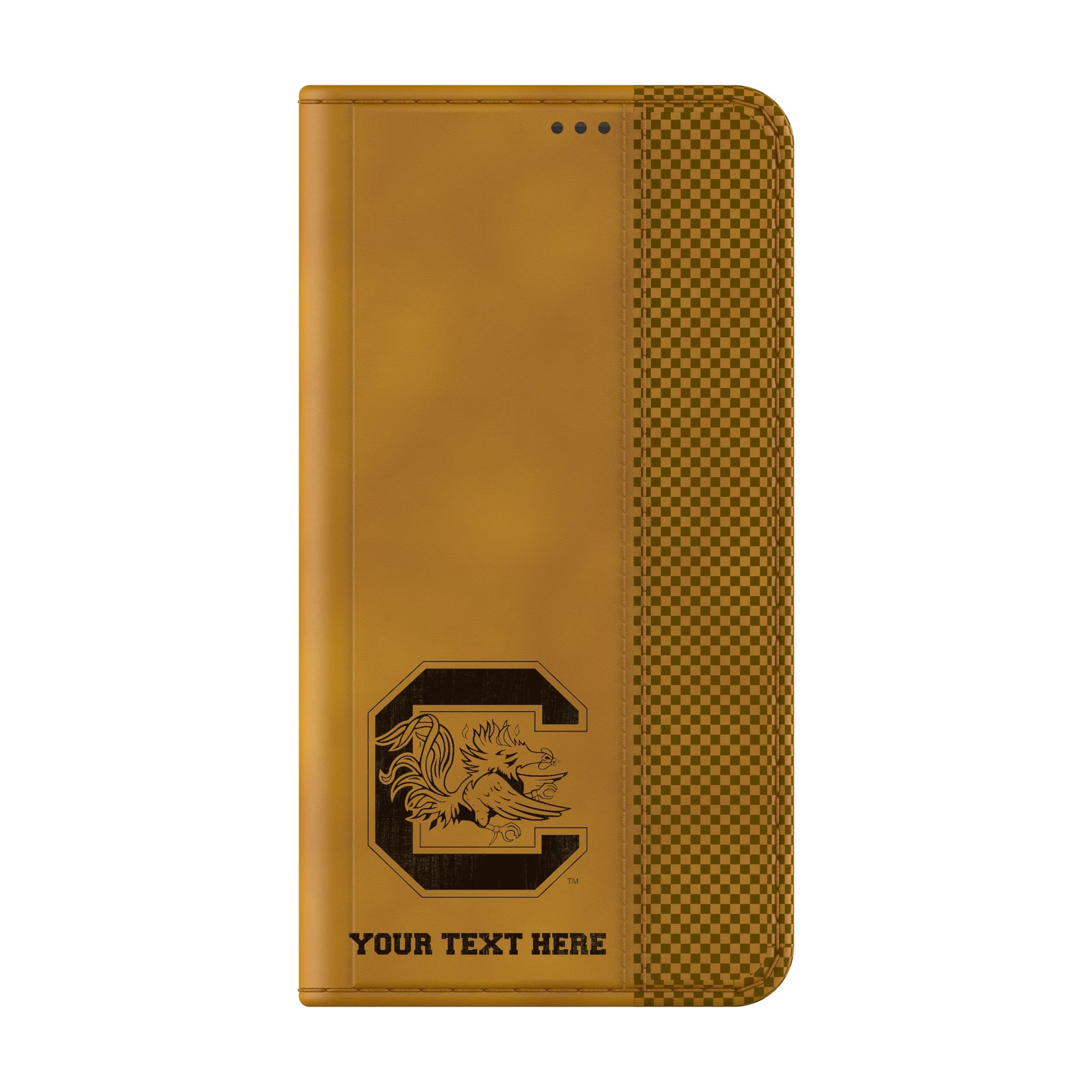 University of South Carolina Gamecocks Personalized Burn Galaxy Folio Phone Case for Samsung Galaxy