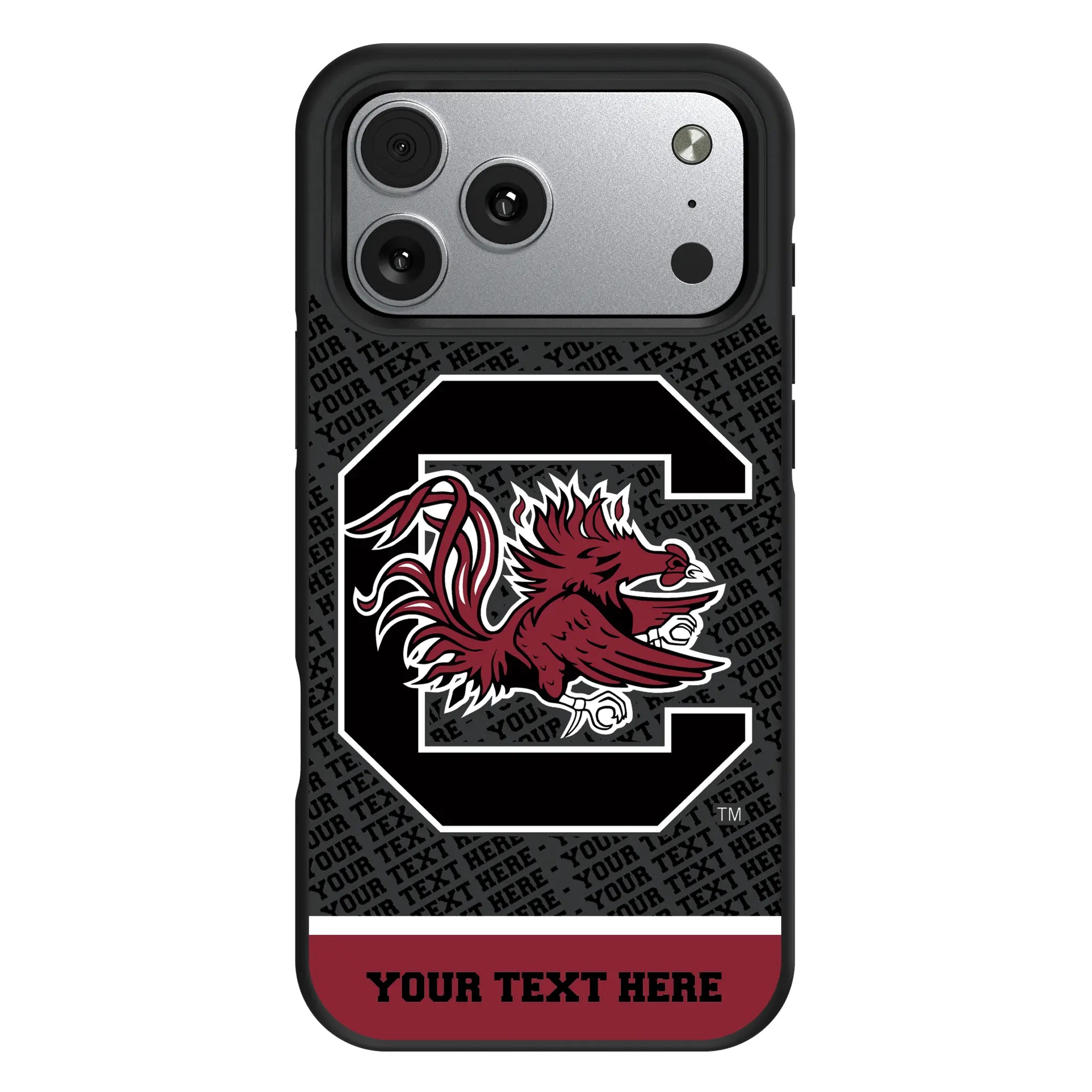 University of South Carolina Gamecocks Personalized EndZone Plus iPhone Bump Phone Case for Apple iPhone#Device_iPhone 17 Pro Max
