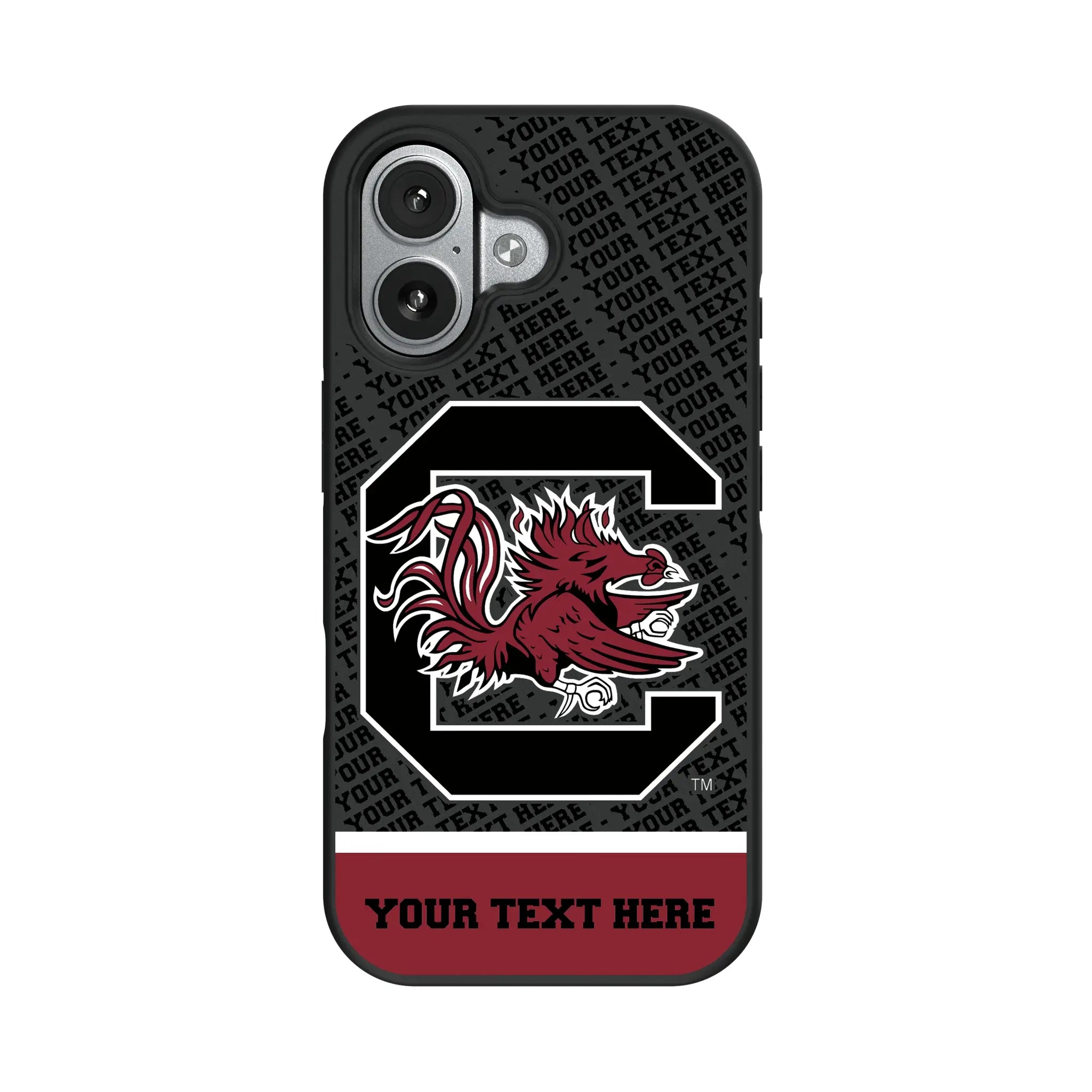 University of South Carolina Gamecocks Personalized EndZone Plus iPhone Bump Phone Case for Apple iPhone#Device_iPhone 17