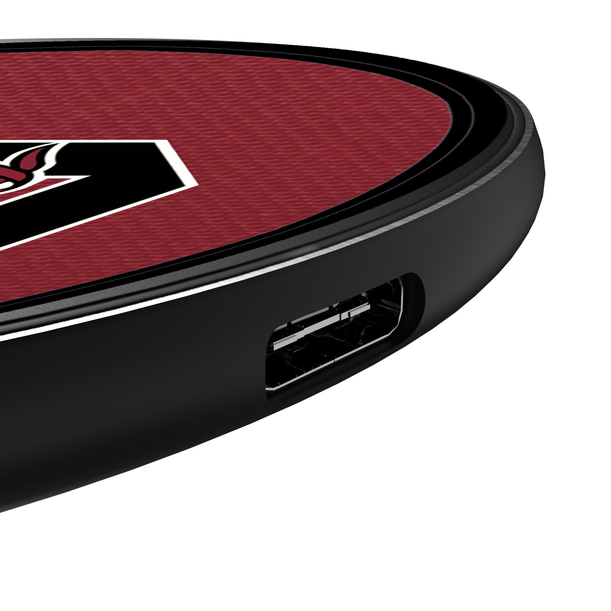 University of South Carolina Gamecocks Personalized Endzone Solid 15-Watt Wireless Charger - Detail
