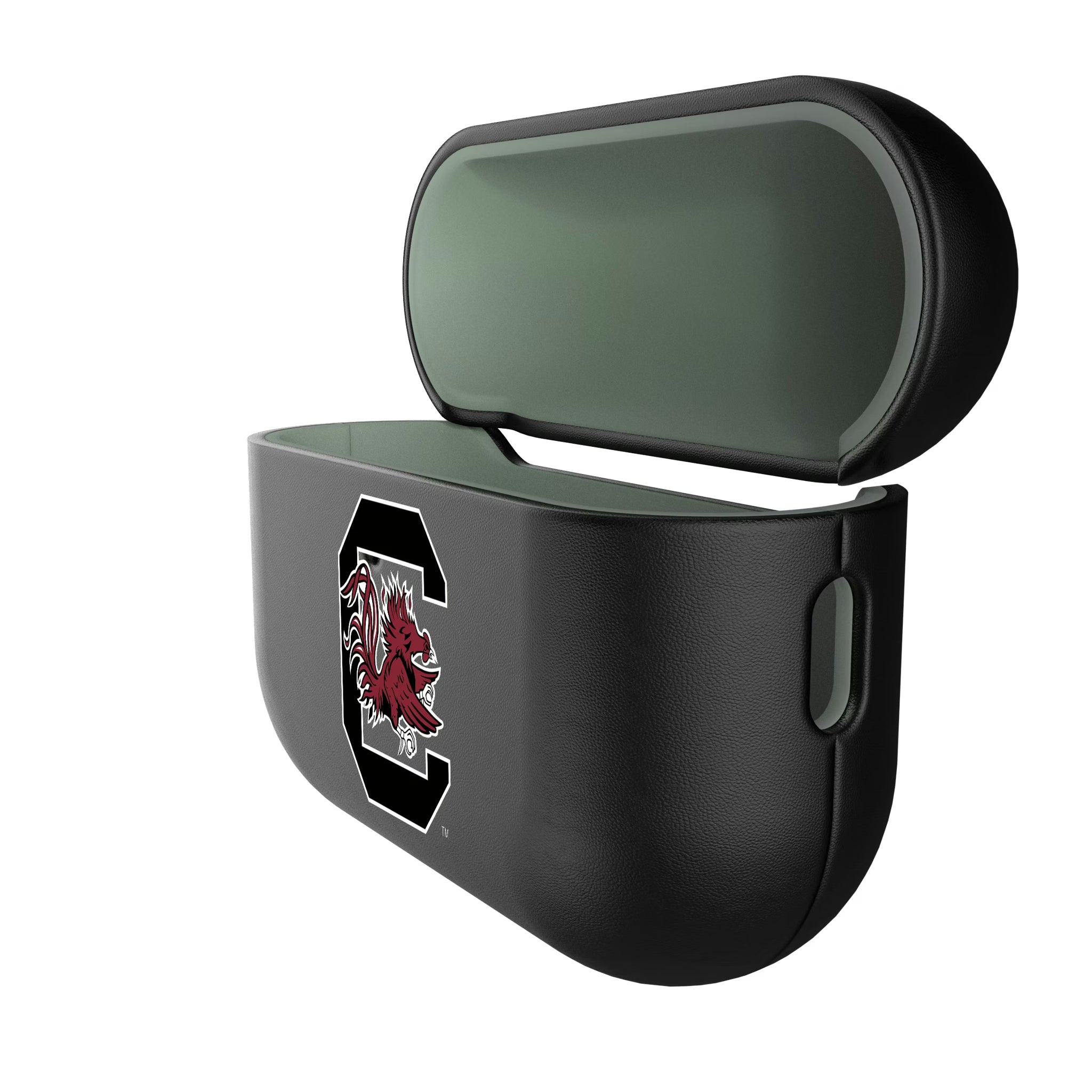 University of South Carolina Gamecocks Personalized Insignia AirPods AirPod Case Cover - Isometric View#Device_AirPods Pro 3