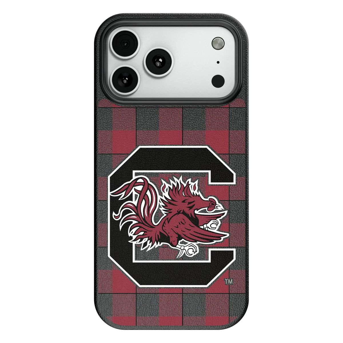 University of South Carolina Gamecocks Plaid MagSafe Compatible Phone Case for Apple iPhone