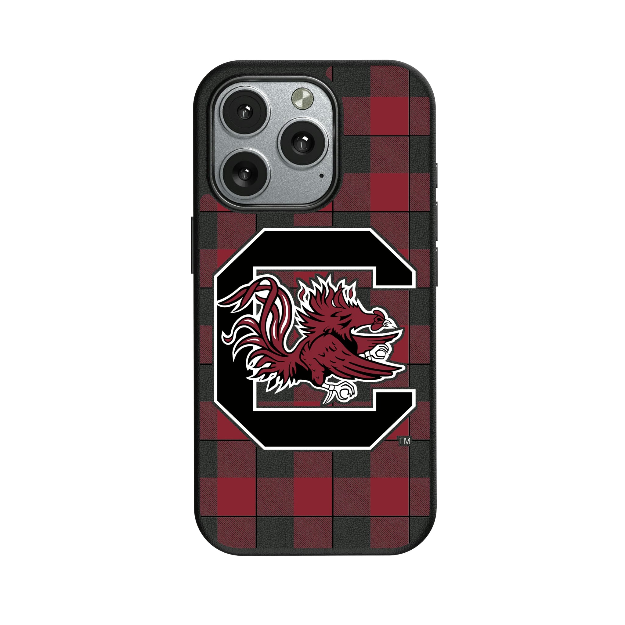 University of South Carolina Gamecocks Plaid iPhone MagSafe Compatible Phone Case for Apple iPhone