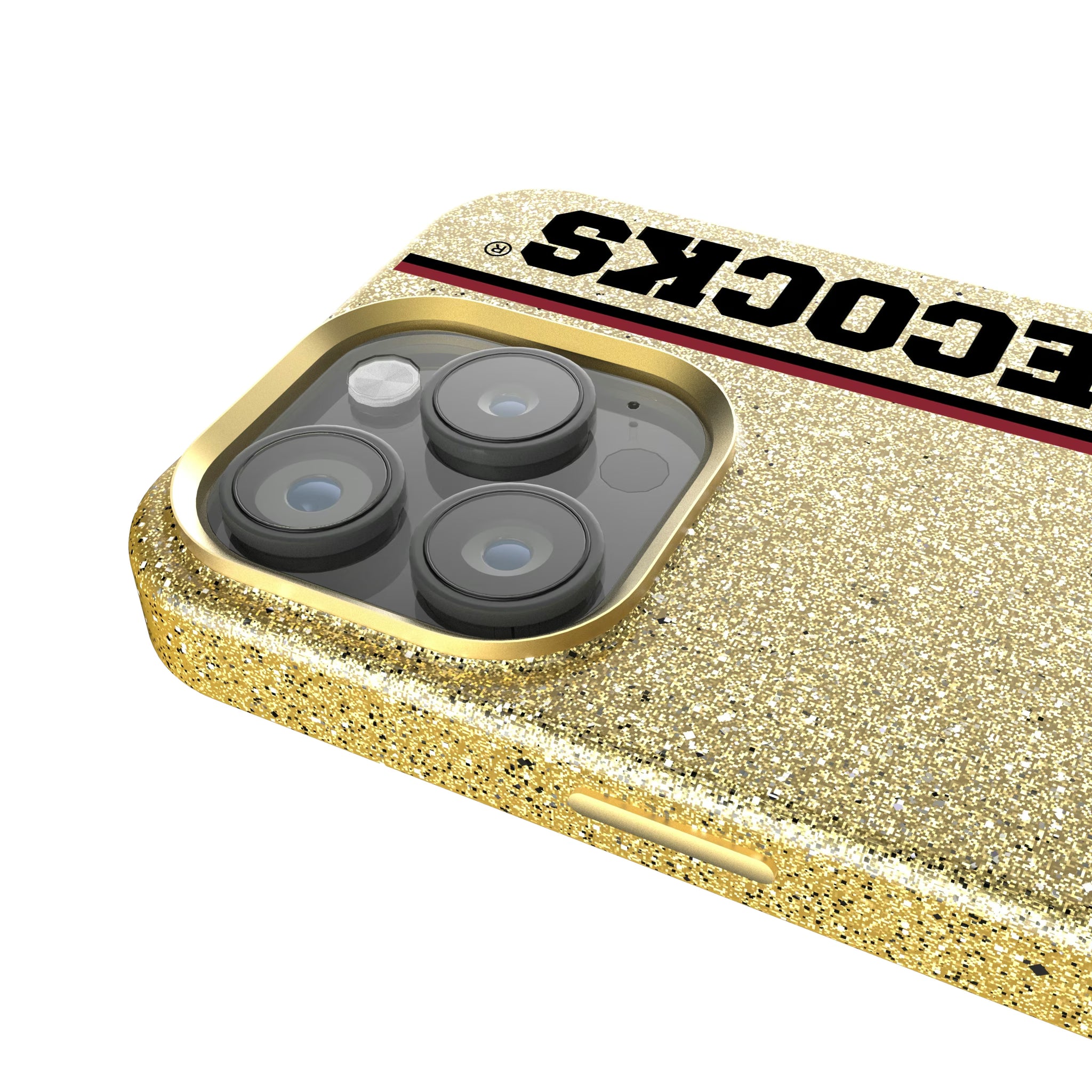 University of South Carolina Gamecocks Sidebar iPhone Bling Phone Case for Apple iPhone - Detail