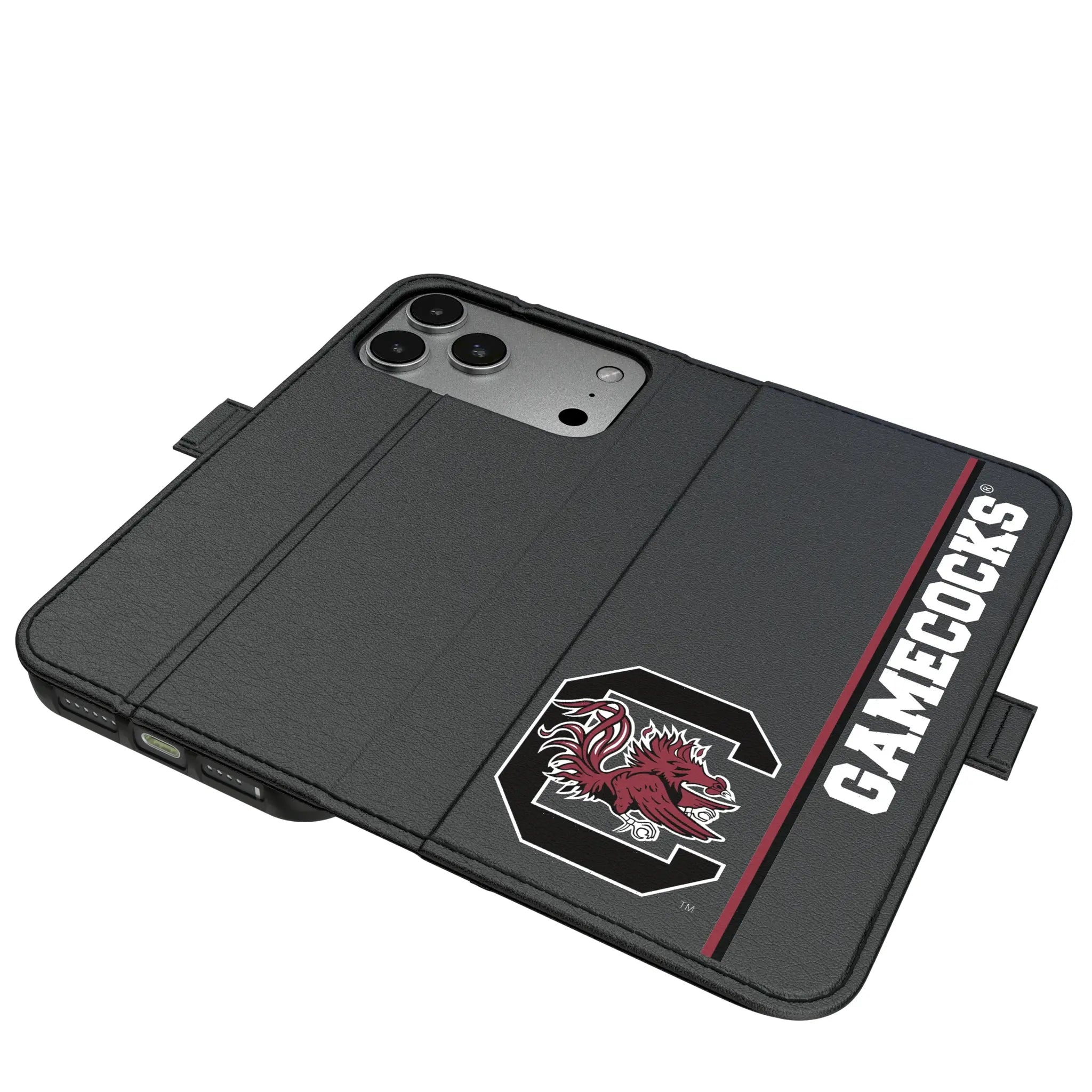 University of South Carolina Gamecocks Sidebar iPhone Folio Phone Case for Apple iPhone#Device_iPhone 17 Pro Max