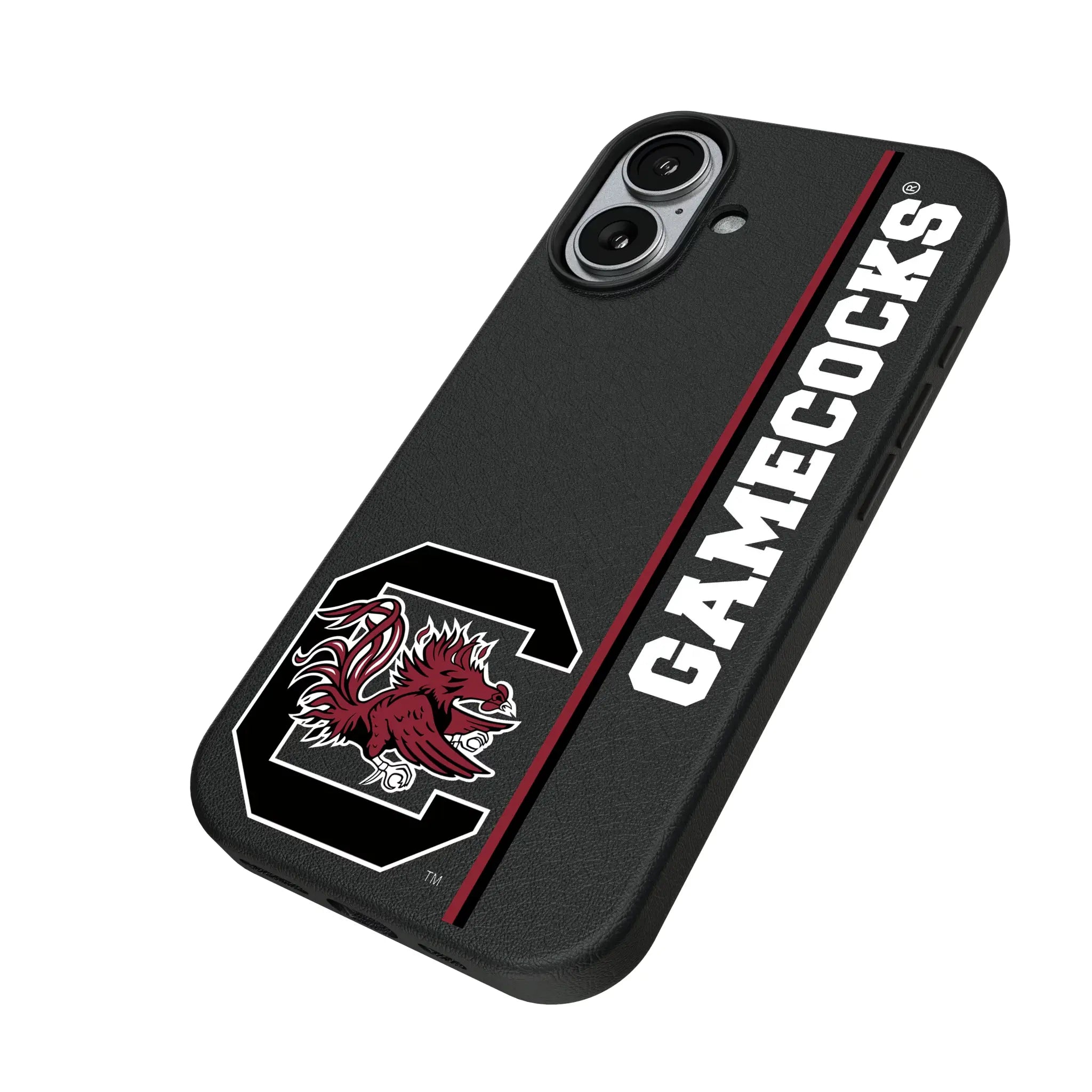 University of South Carolina Gamecocks Sidebar iPhone MagSafe Compatible Phone Case for Apple iPhone - Isometric View#Device_iPhone 17