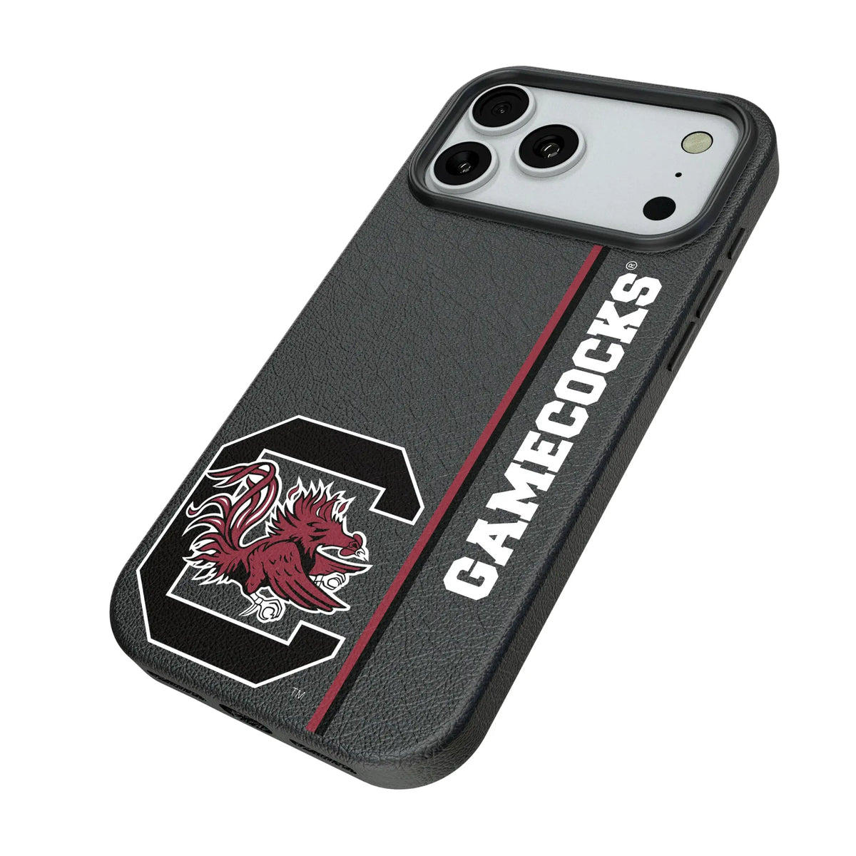 University of South Carolina Gamecocks Sidebar iPhone MagSafe Compatible Phone Case for Apple iPhone - Isometric View#Device_iPhone 18 Pro Max
