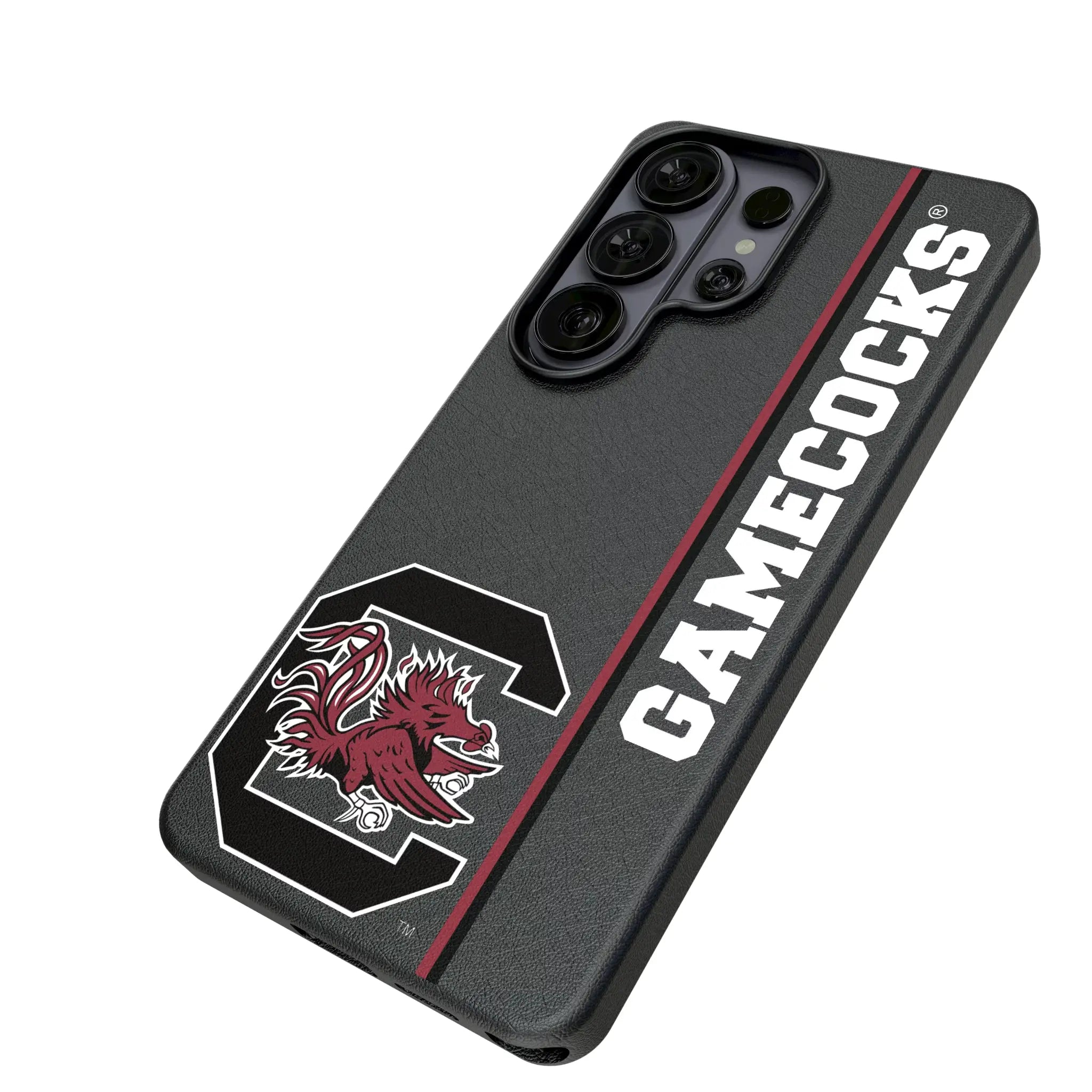 University of South Carolina Gamecocks Sidebar Galaxy MagSafe Compatible Phone Case for Samsung Galaxy - Isometric View#Device_Galaxy S26 Ultra