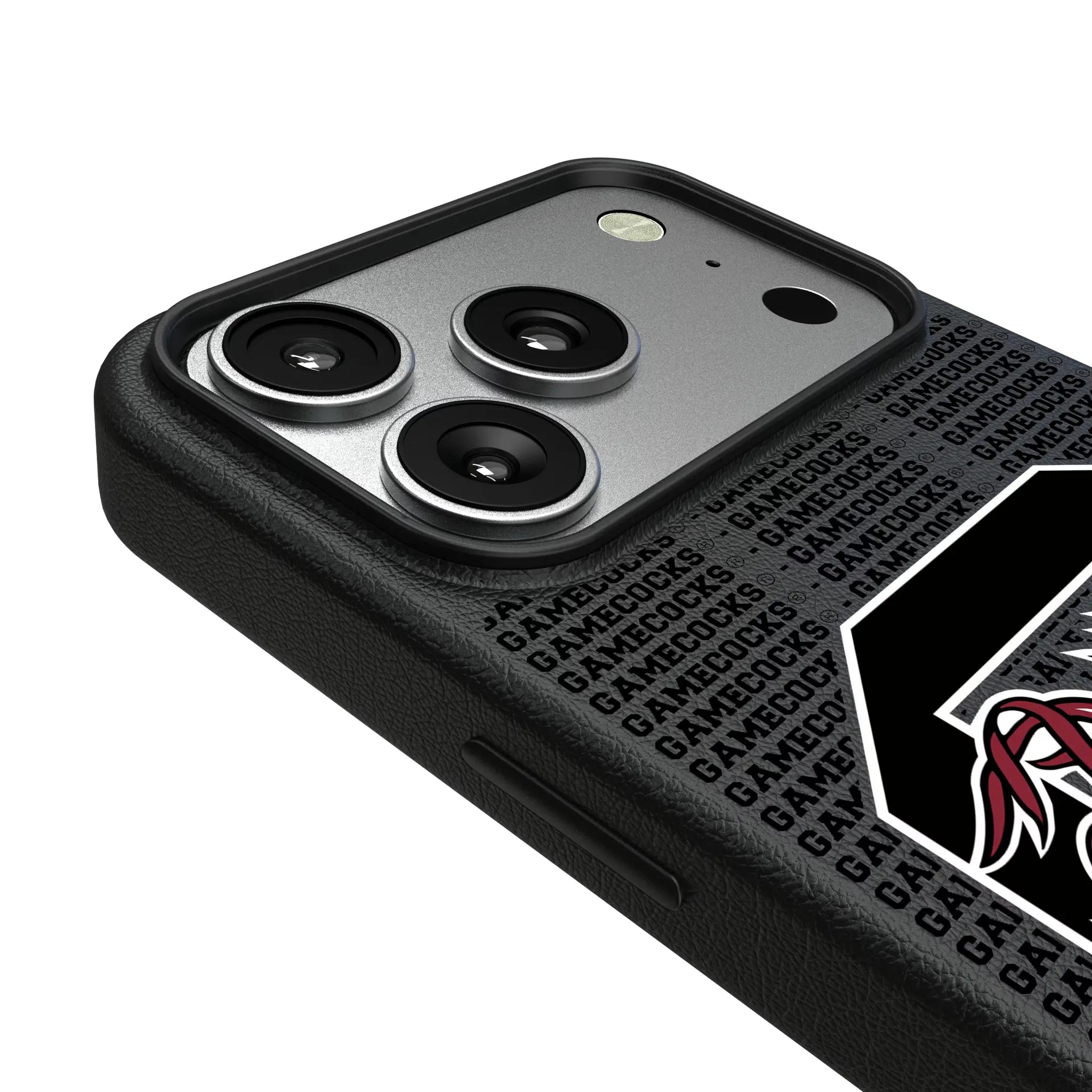 University of South Carolina Gamecocks Text Backdrop iPhone MagSafe Compatible Phone Case for Apple iPhone - Detail#Device_iPhone 17 Pro