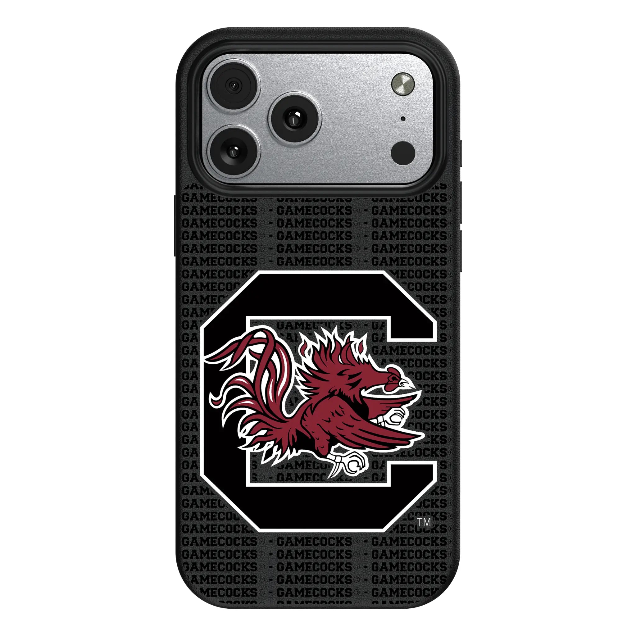 University of South Carolina Gamecocks Text Backdrop iPhone MagSafe Compatible Phone Case for Apple iPhone#Device_iPhone 17 Pro Max