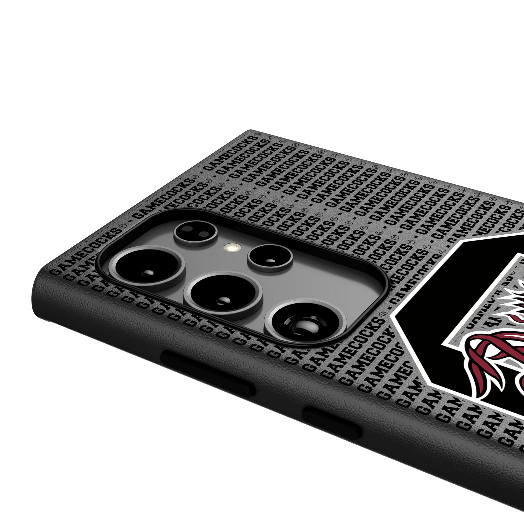 University of South Carolina Gamecocks Text Backdrop Galaxy MagSafe Compatible Phone Case for Samsung Galaxy - Detail