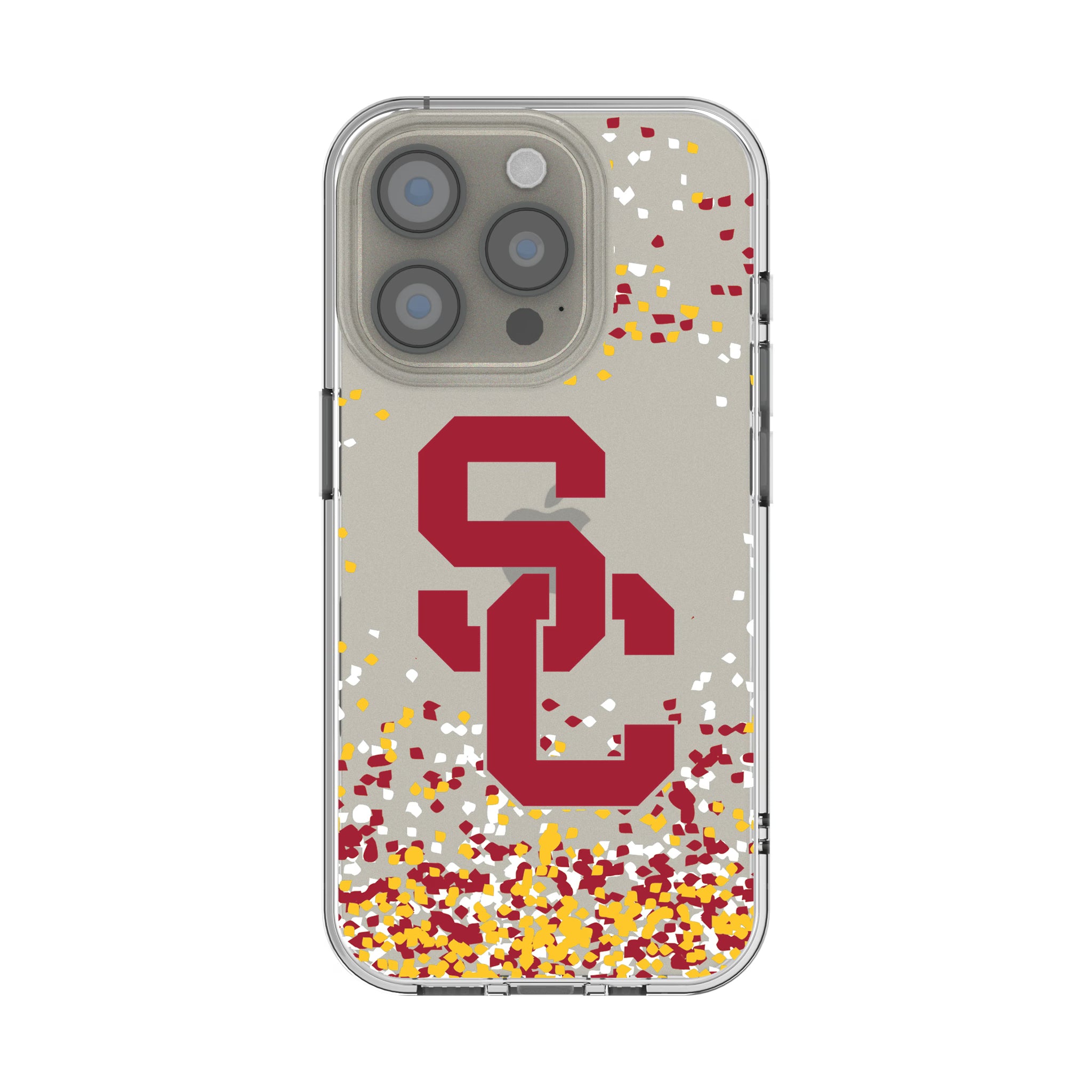 University of Southern California Trojans Confetti iPhone Clear Phone Case for Apple iPhone