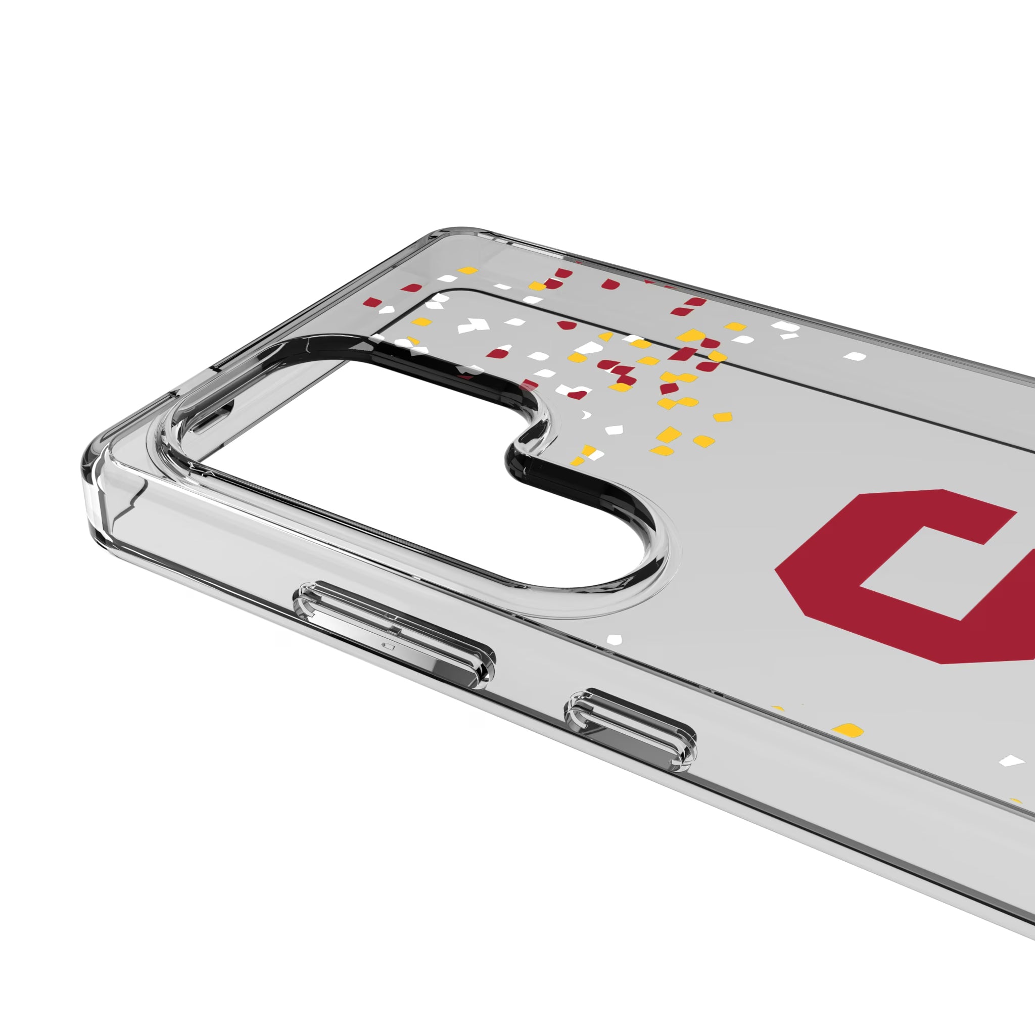University of Southern California Trojans Confetti Galaxy Clear Phone Case for Samsung Galaxy - Detail