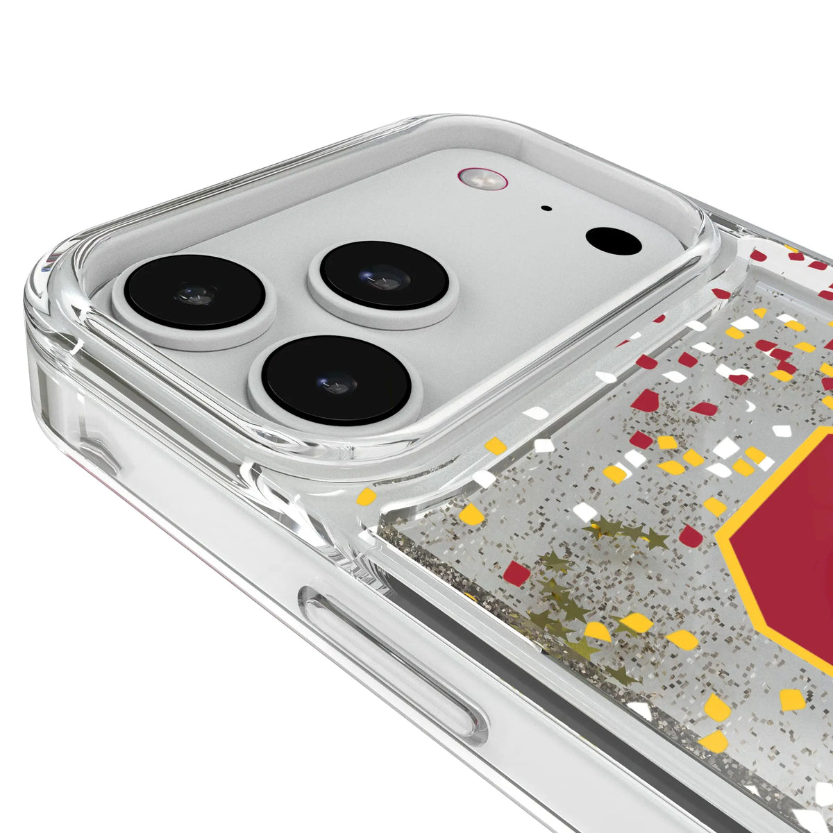 University of Southern California Trojans Confetti iPhone Glitter Phone Case for Apple iPhone - Detail#Device_iPhone 18 Pro Max