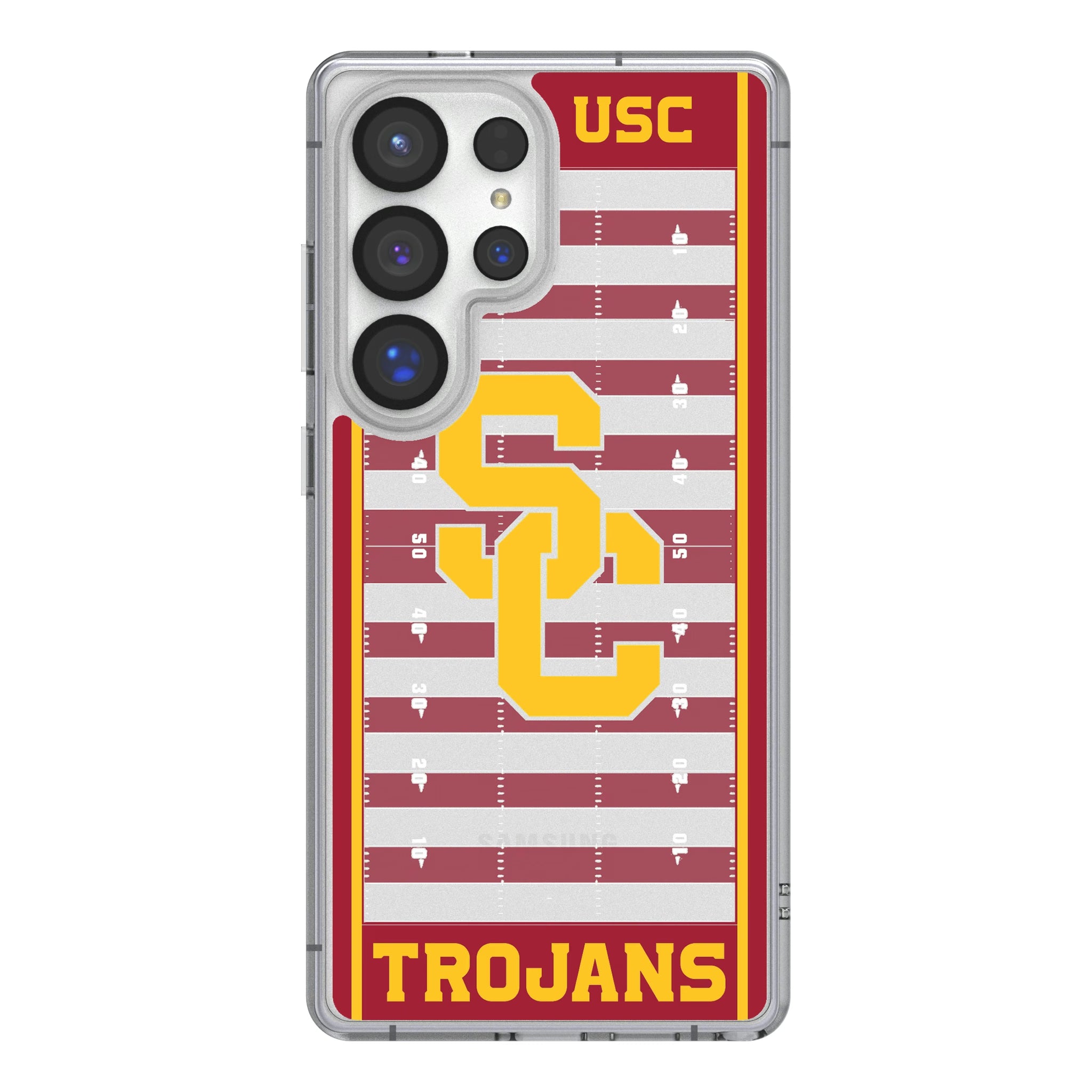 University of Southern California Trojans Field Galaxy Clear Phone Case for Samsung Galaxy