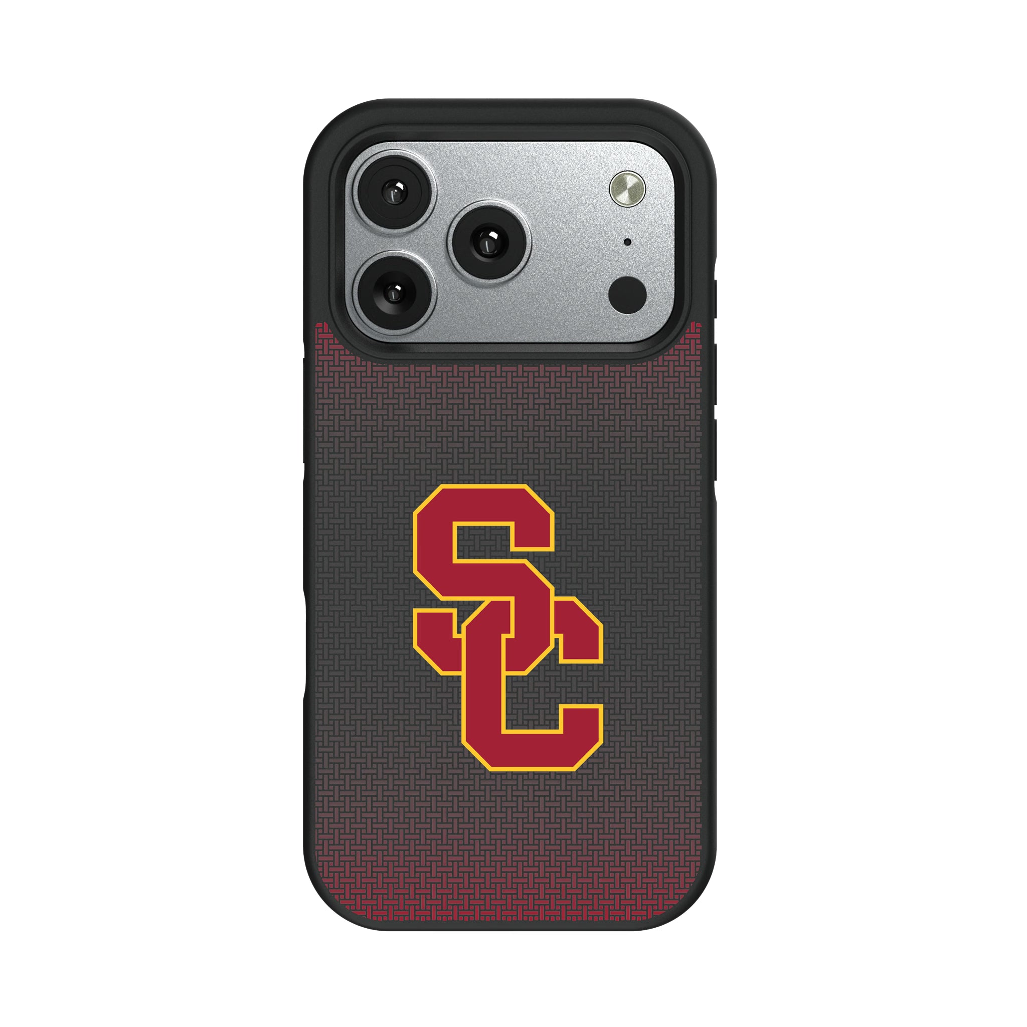 University of Southern California Trojans Linen iPhone Bump Phone Case for Apple iPhone#Device_iPhone 17 Pro