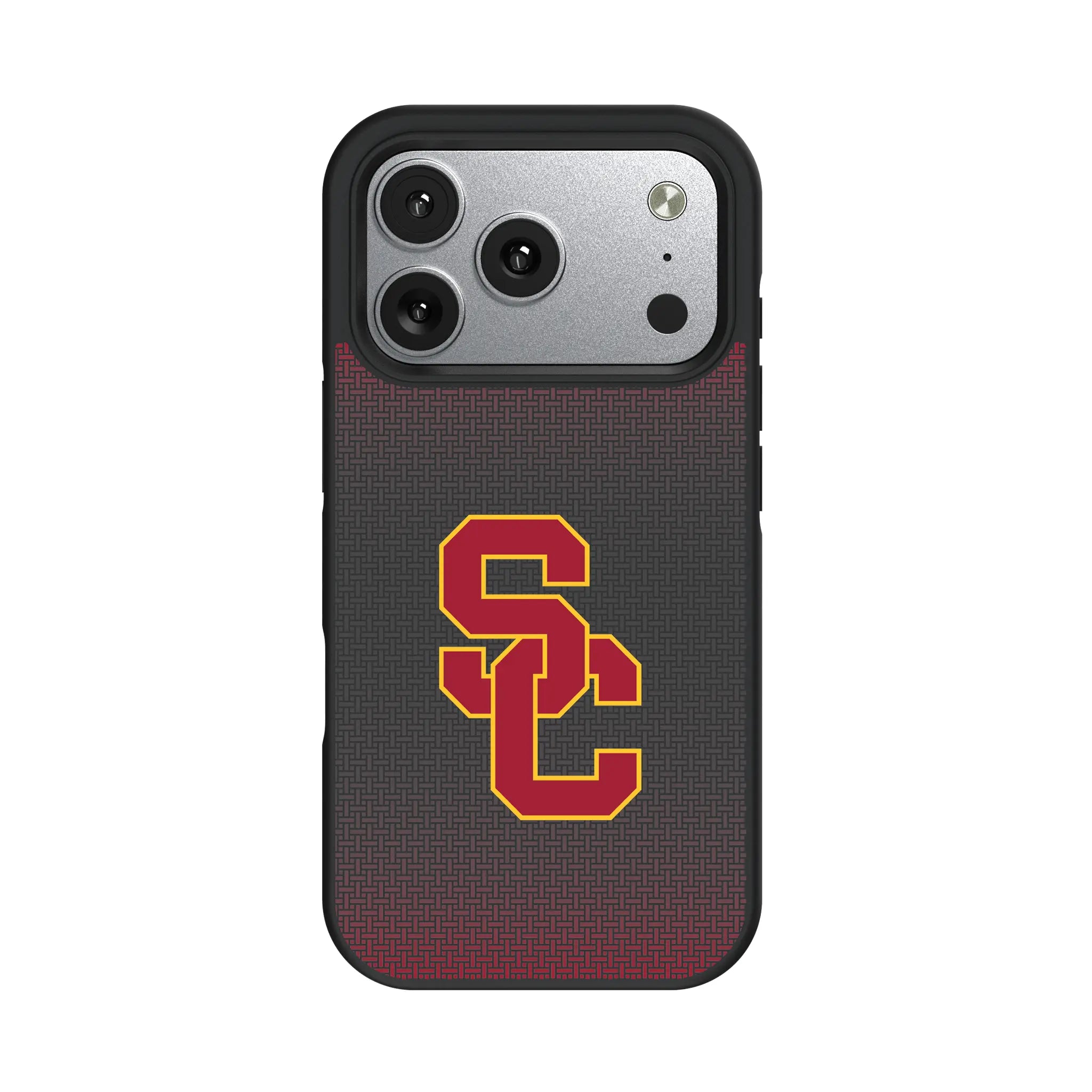 University of Southern California Trojans Linen iPhone Bump Phone Case for Apple iPhone#Device_iPhone 17 Pro