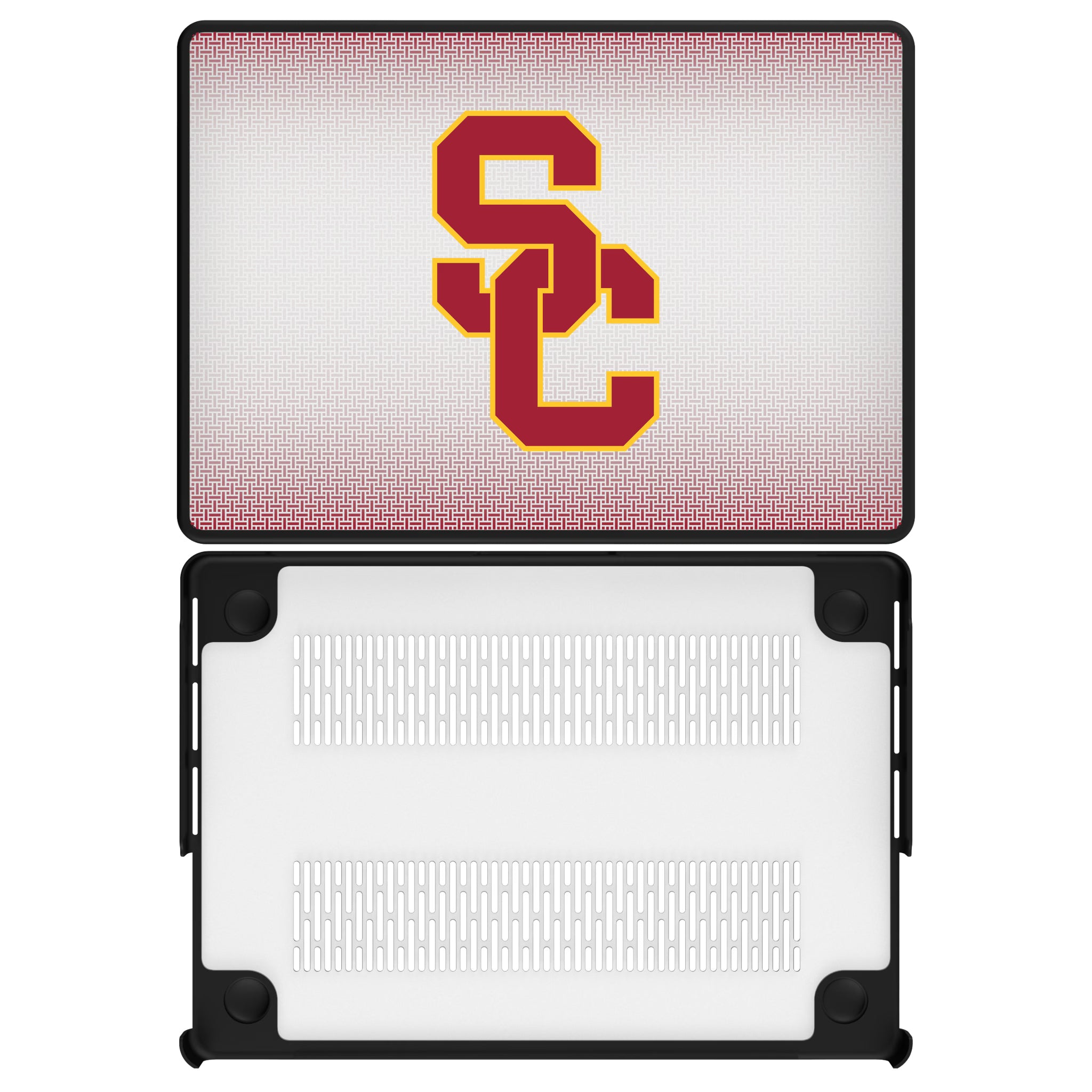 University of Southern California Trojans Linen MacBook Laptop Case for Apple MacBook#Device_MacBook Pro (14-inch, 2021) / MacBook Pro (14-inch, 2023) / MacBook Pro (14-inch, 2024)