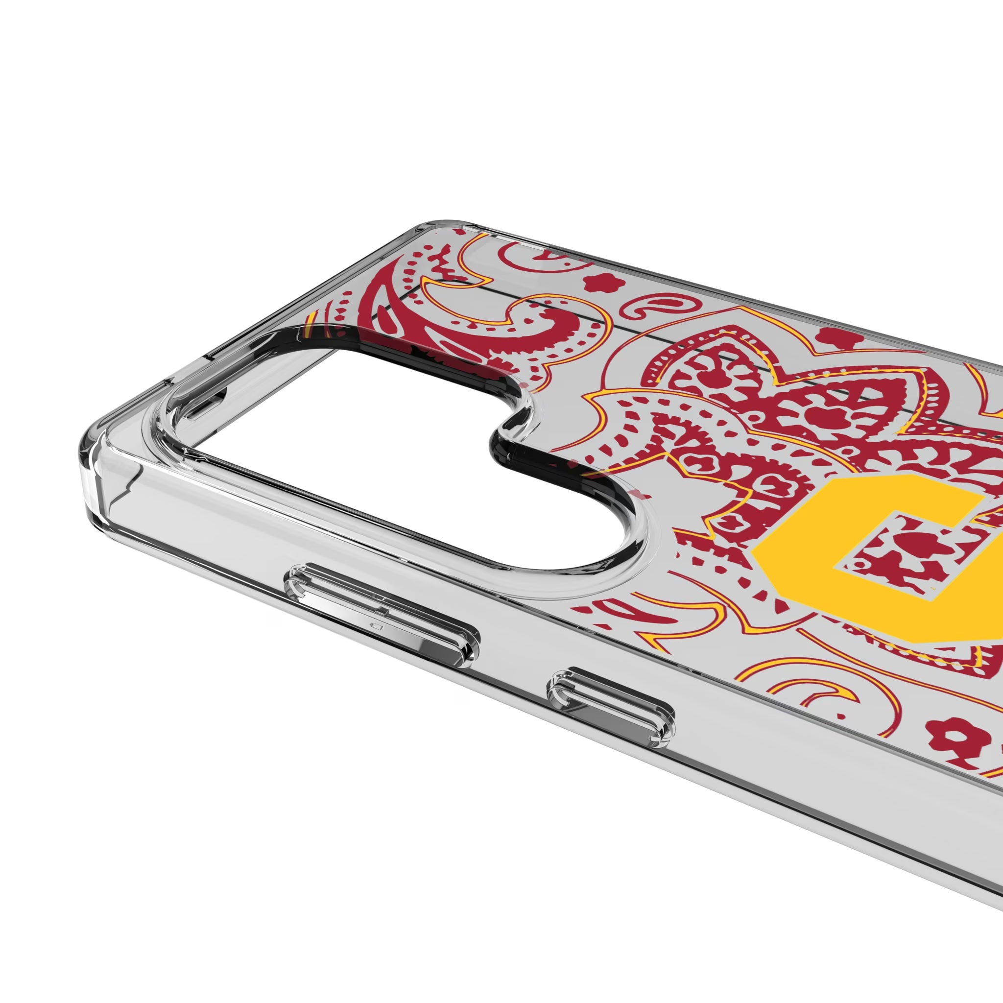 University of Southern California Trojans Paisley Galaxy Clear Phone Case for Samsung Galaxy - Detail
