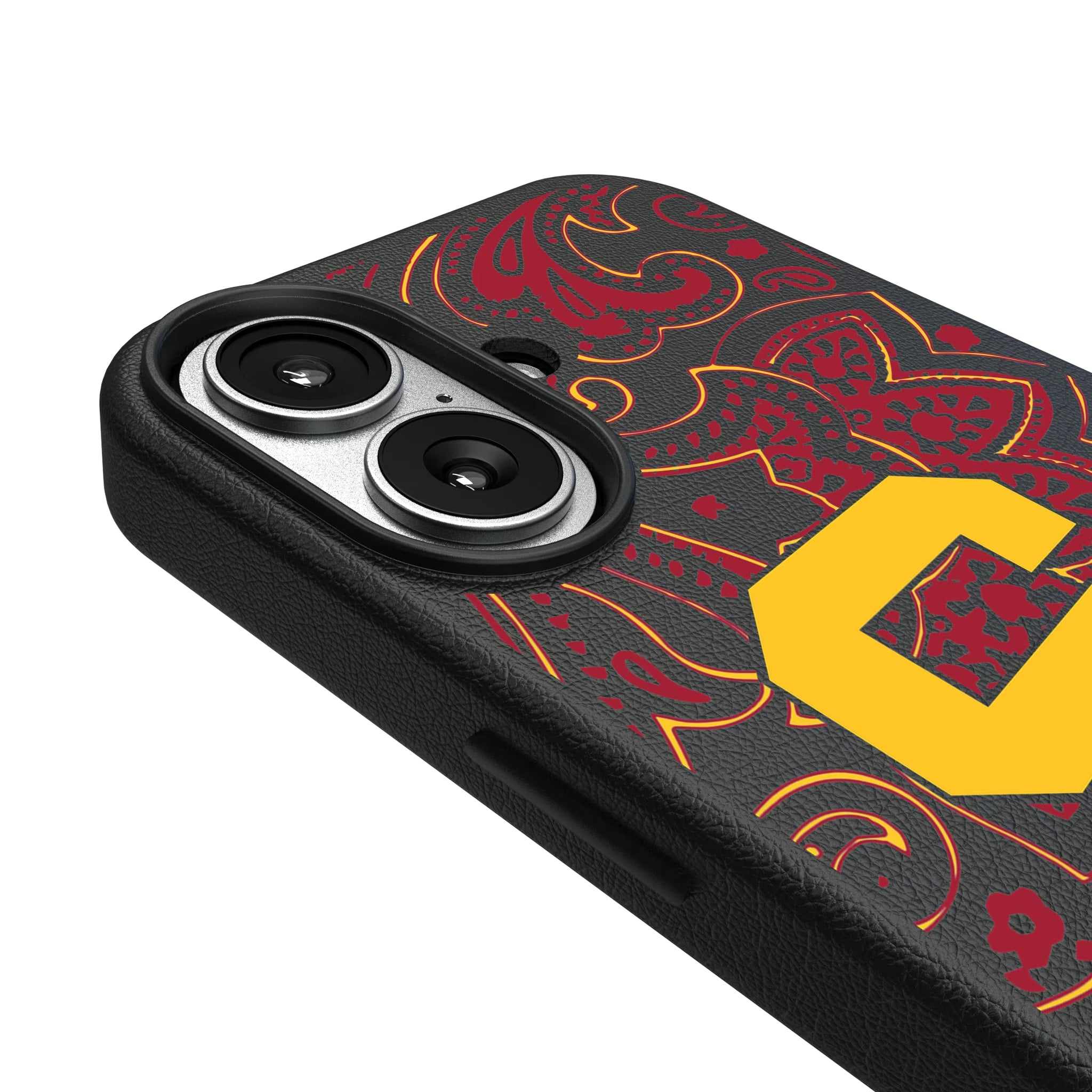 University of Southern California Trojans Paisley iPhone MagSafe Compatible Phone Case for Apple iPhone - Detail#Device_iPhone 17