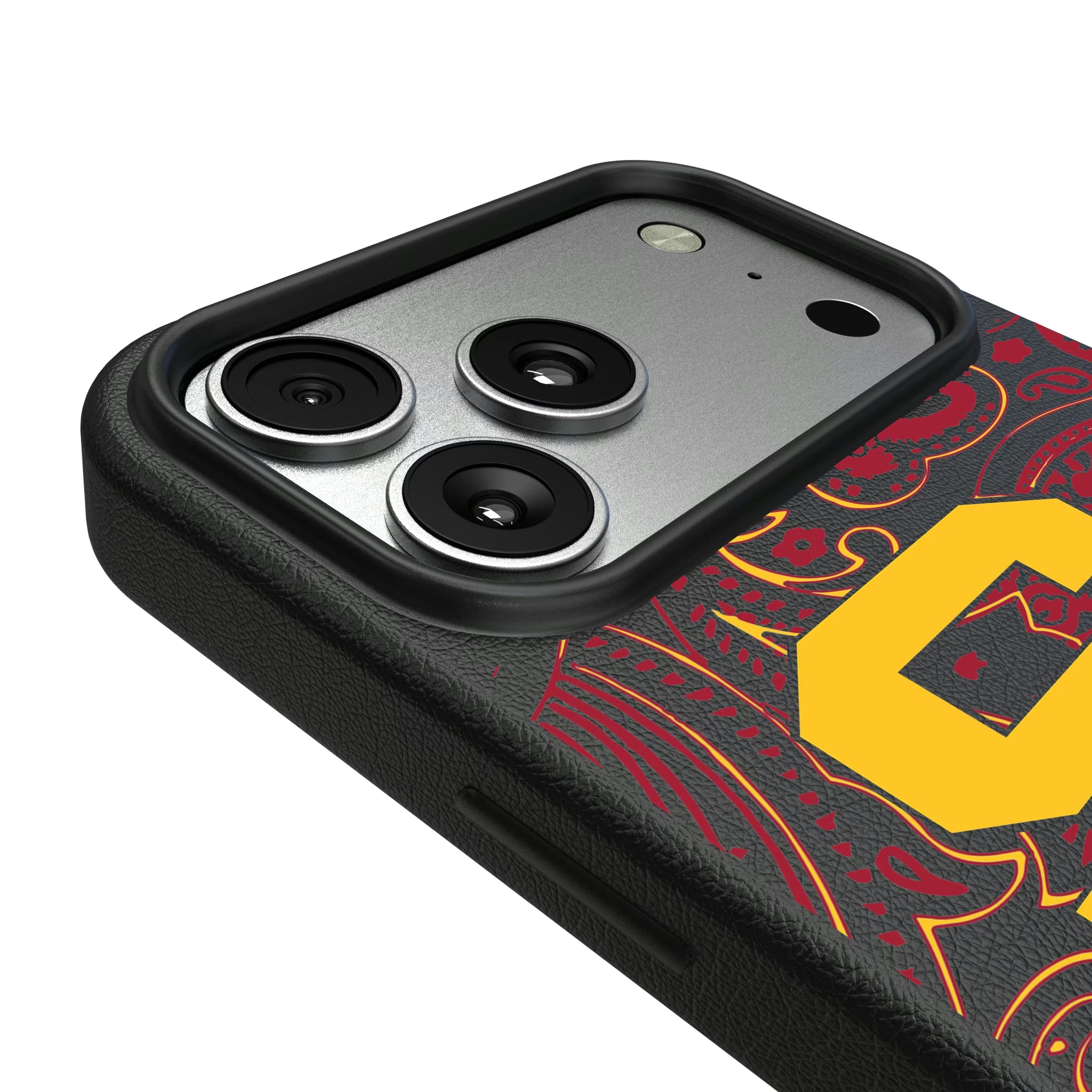 University of Southern California Trojans Paisley iPhone MagSafe Compatible Phone Case for Apple iPhone - Detail#Device_iPhone 17 Pro Max